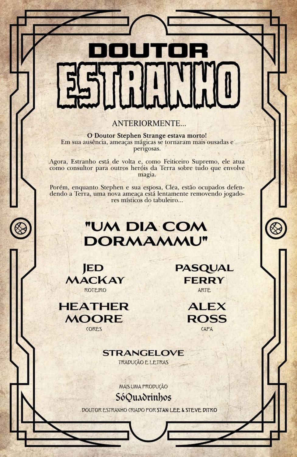 Read Doutor Estranho Manga Online
