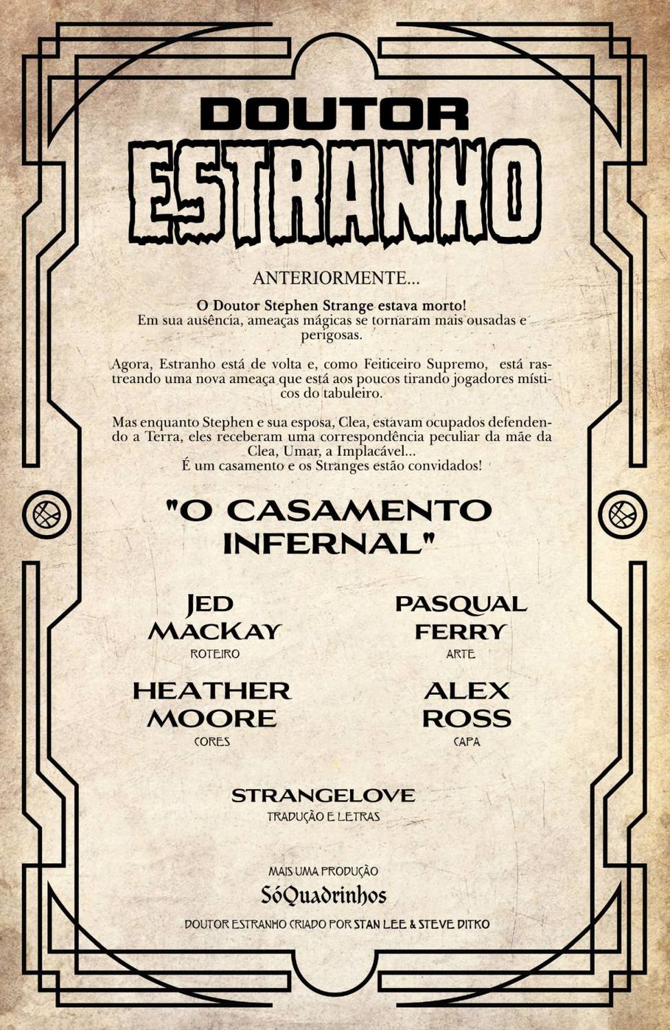 Read Doutor Estranho Manga Online