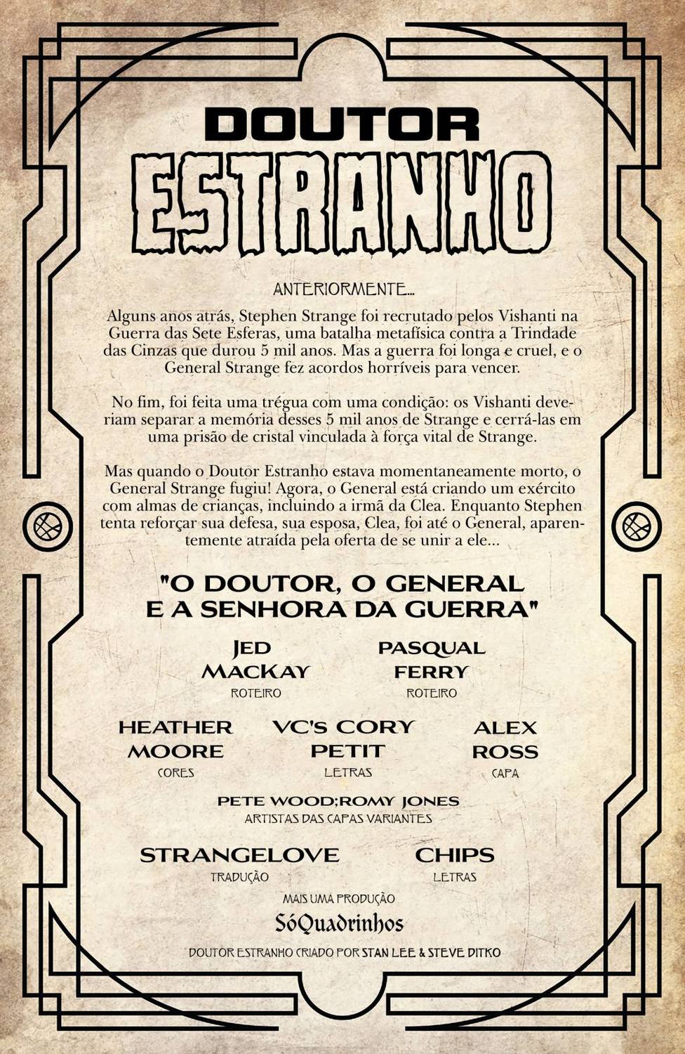 Read Doutor Estranho Manga Online