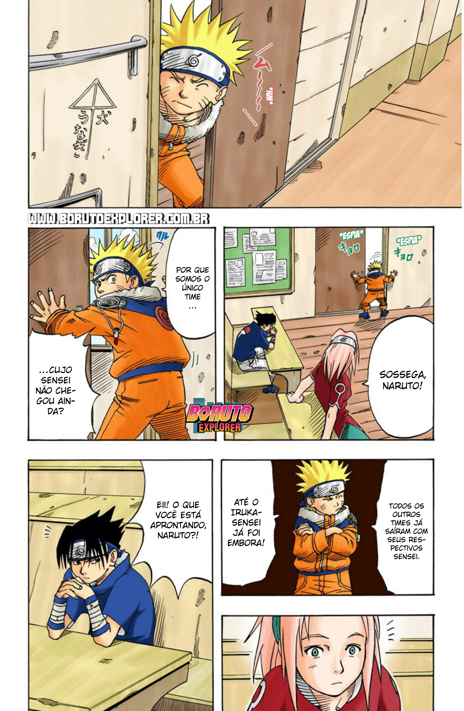 Read Naruto - Versão Colorida Oficial Manga Online