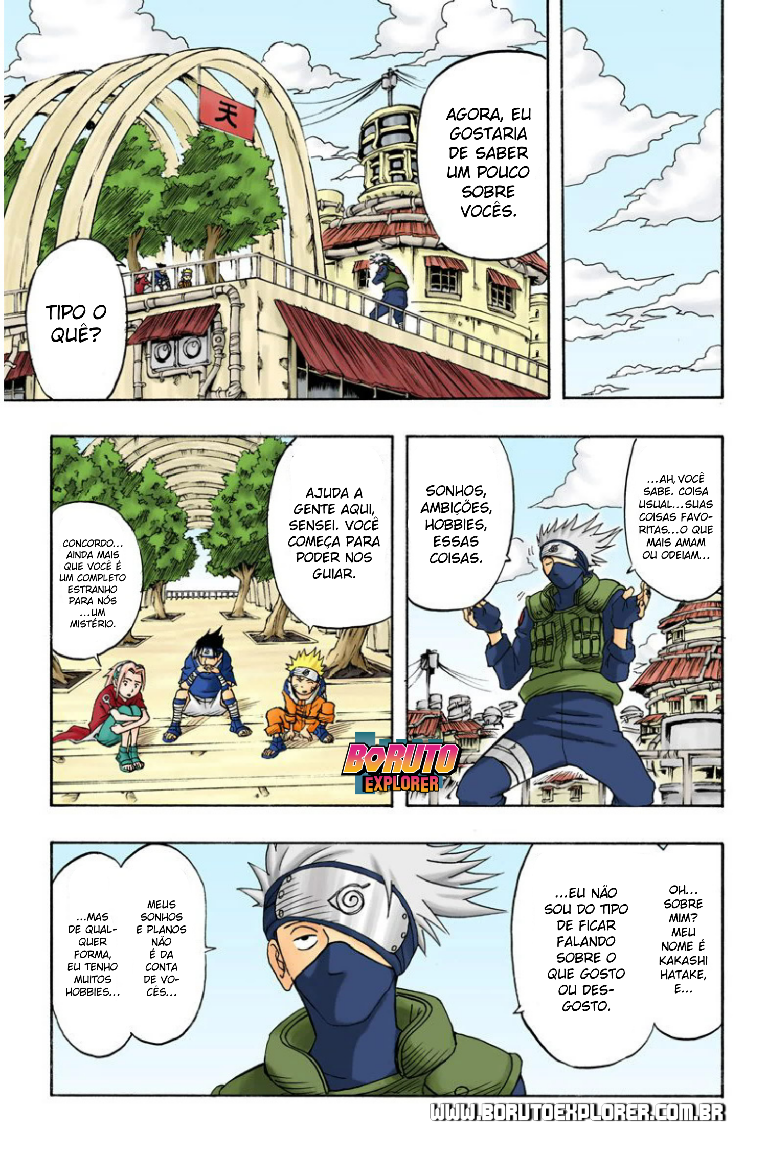 Read Naruto - Versão Colorida Oficial Manga Online