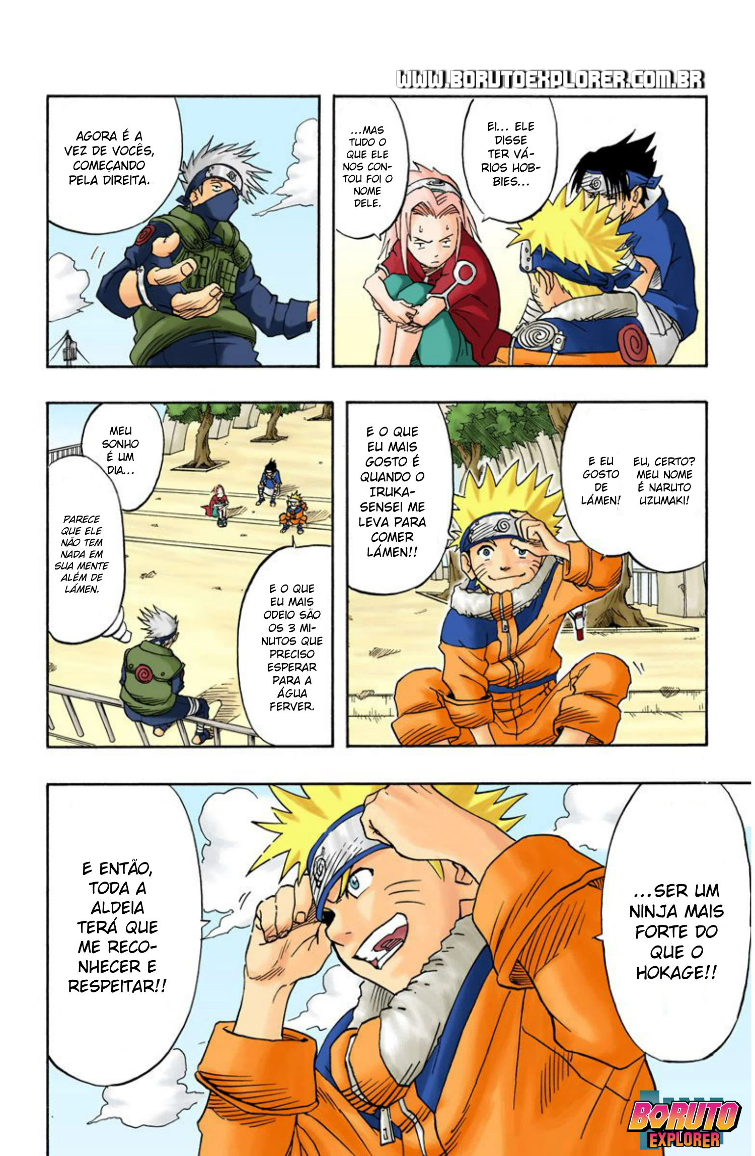 Read Naruto - Versão Colorida Oficial Manga Online
