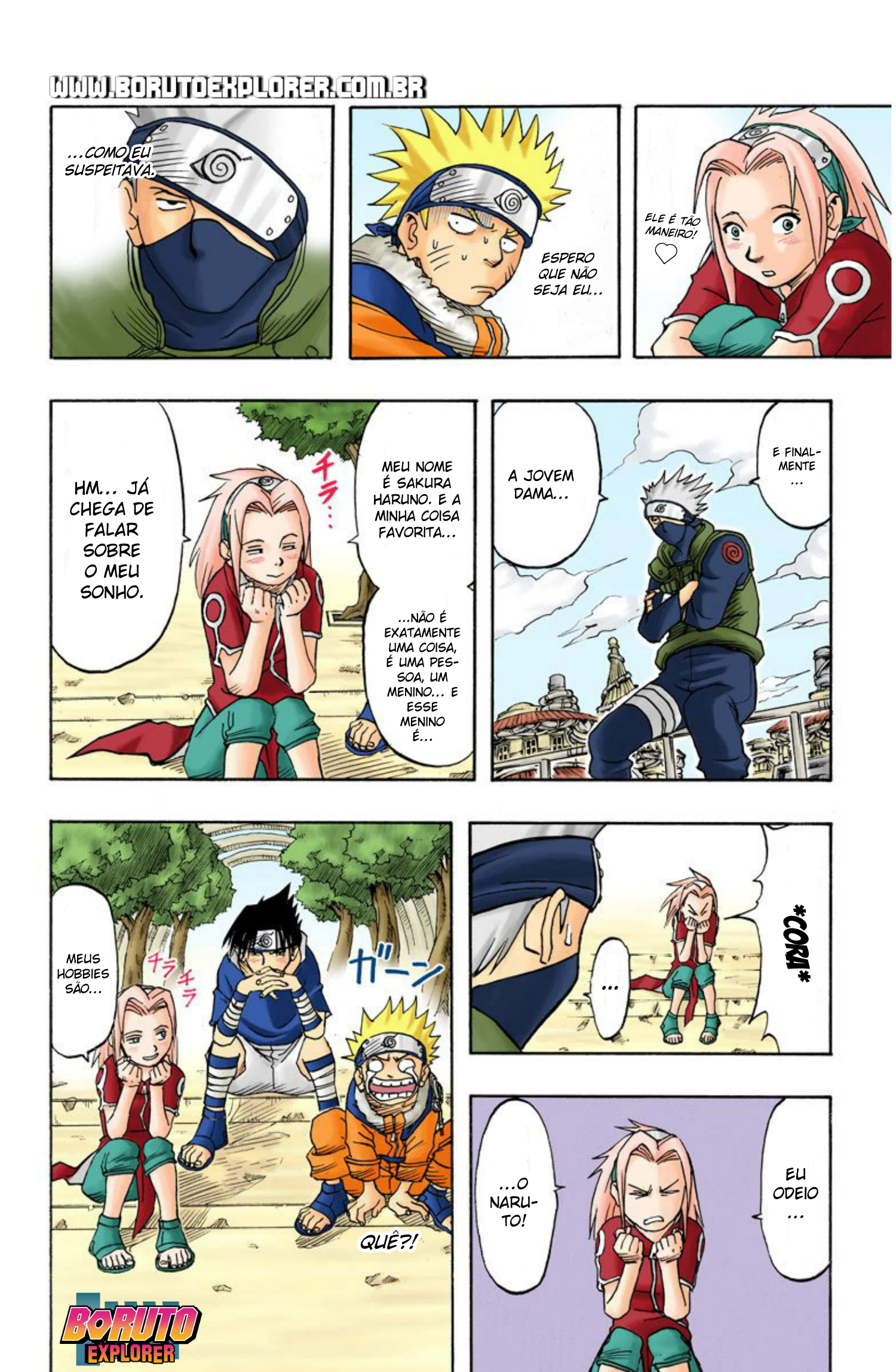 Read Naruto - Versão Colorida Oficial Manga Online