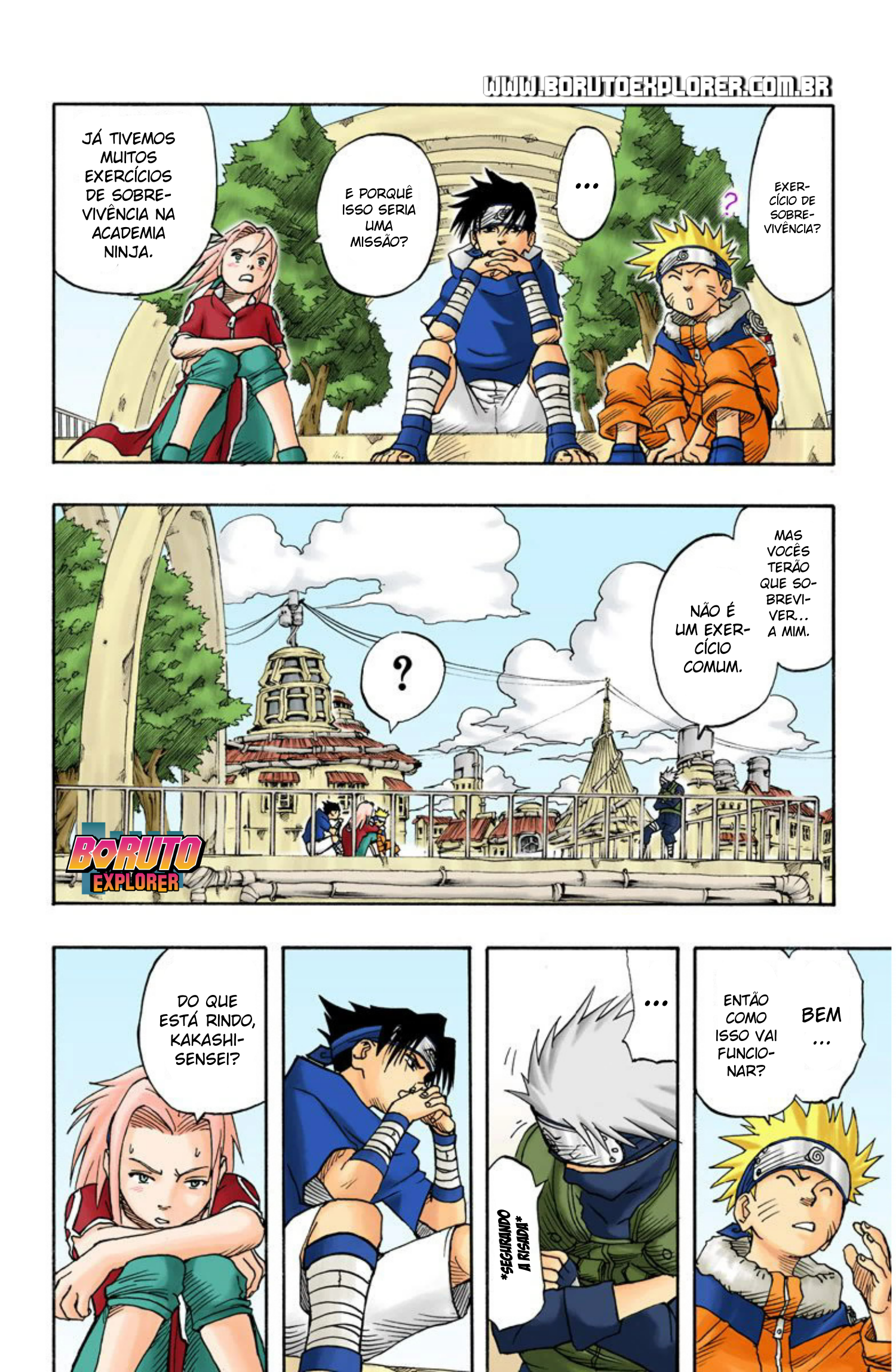Read Naruto - Versão Colorida Oficial Manga Online