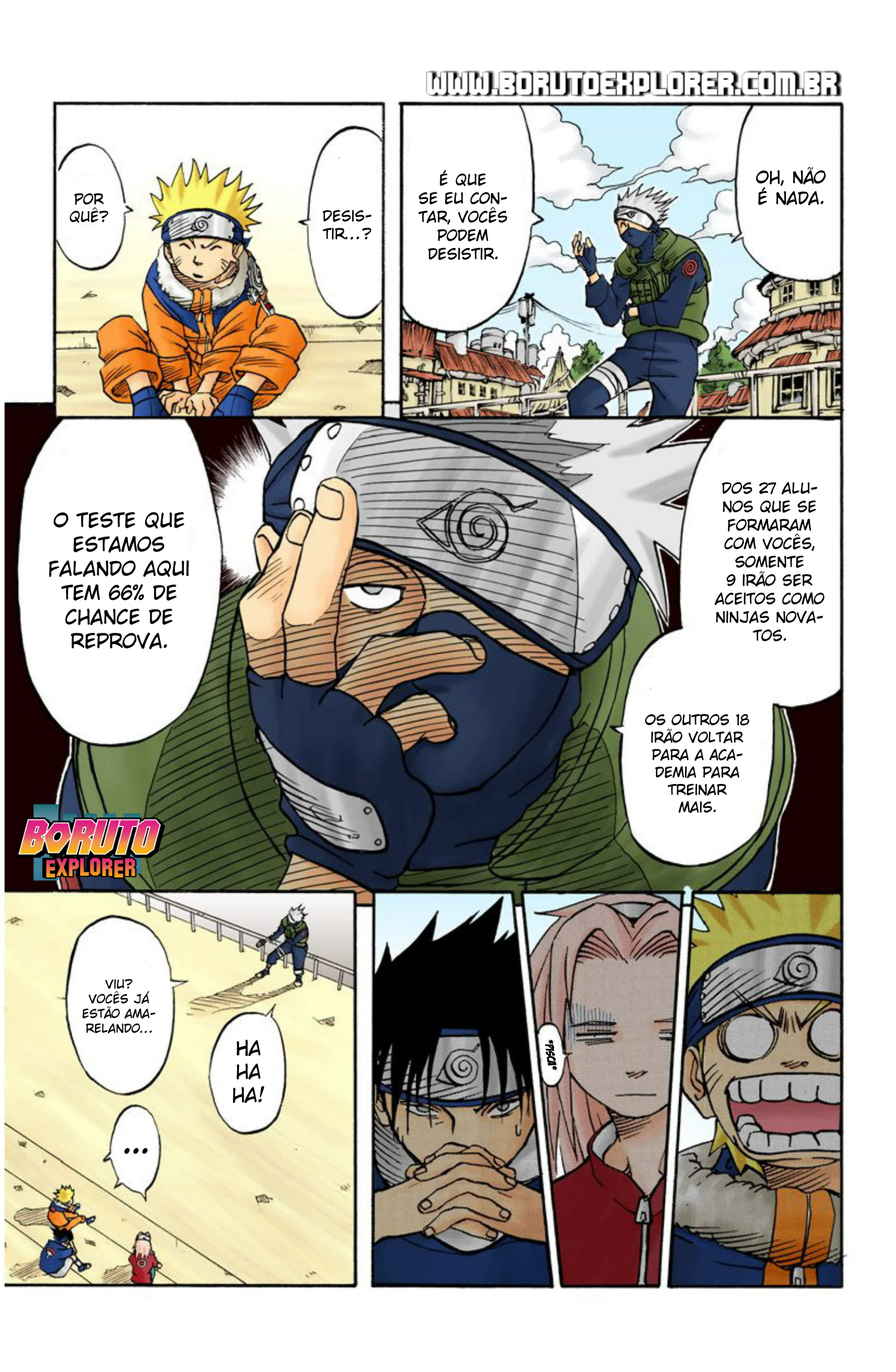 Read Naruto - Versão Colorida Oficial Manga Online