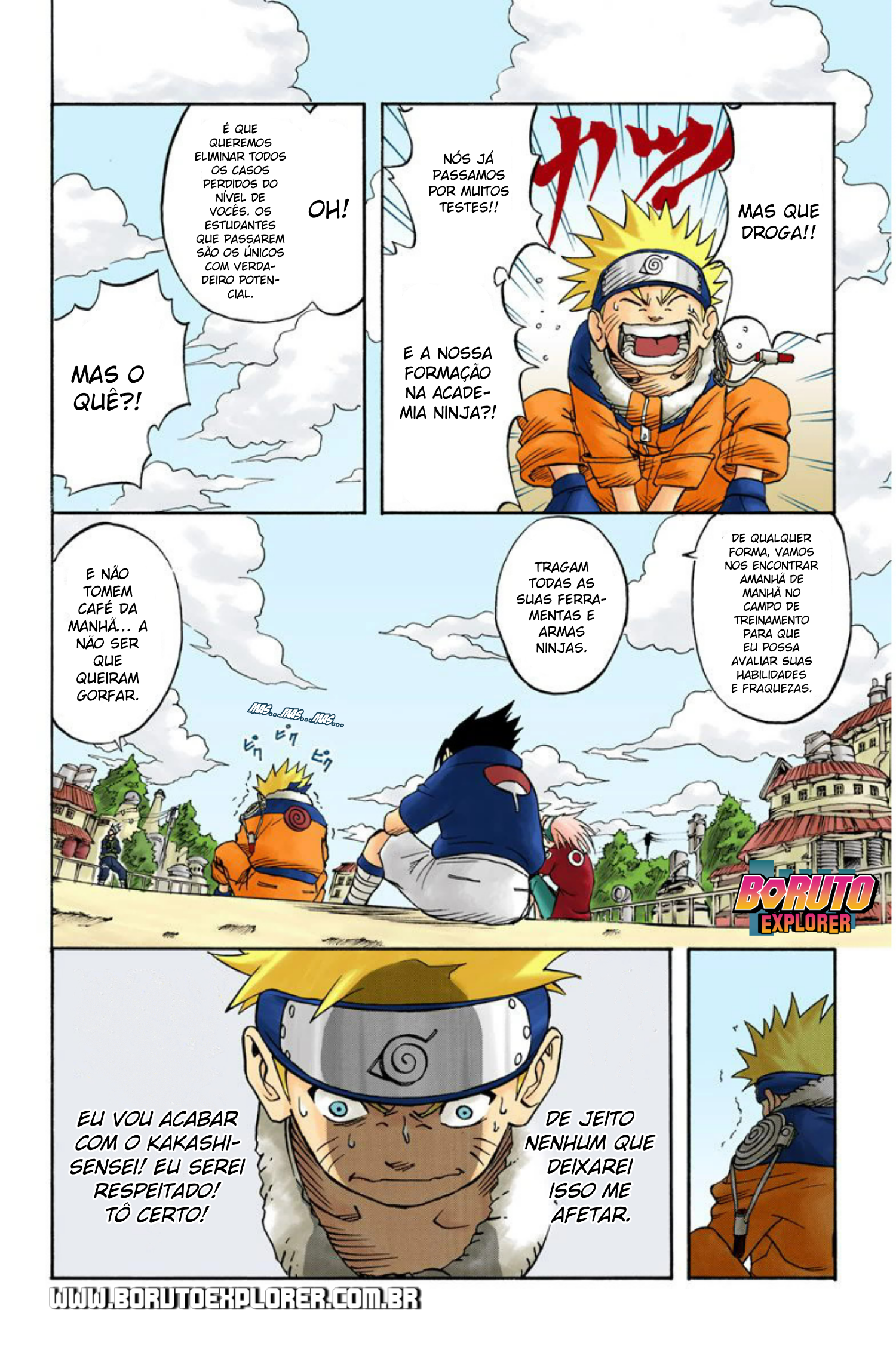 Read Naruto - Versão Colorida Oficial Manga Online