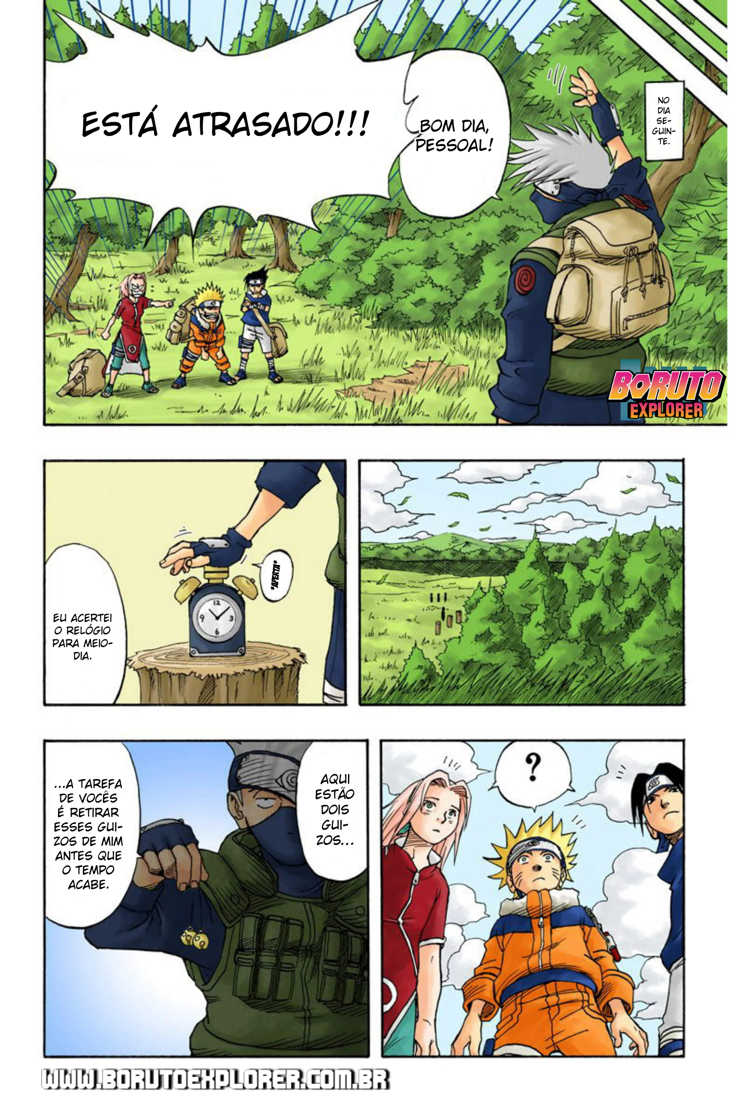 Read Naruto - Versão Colorida Oficial Manga Online