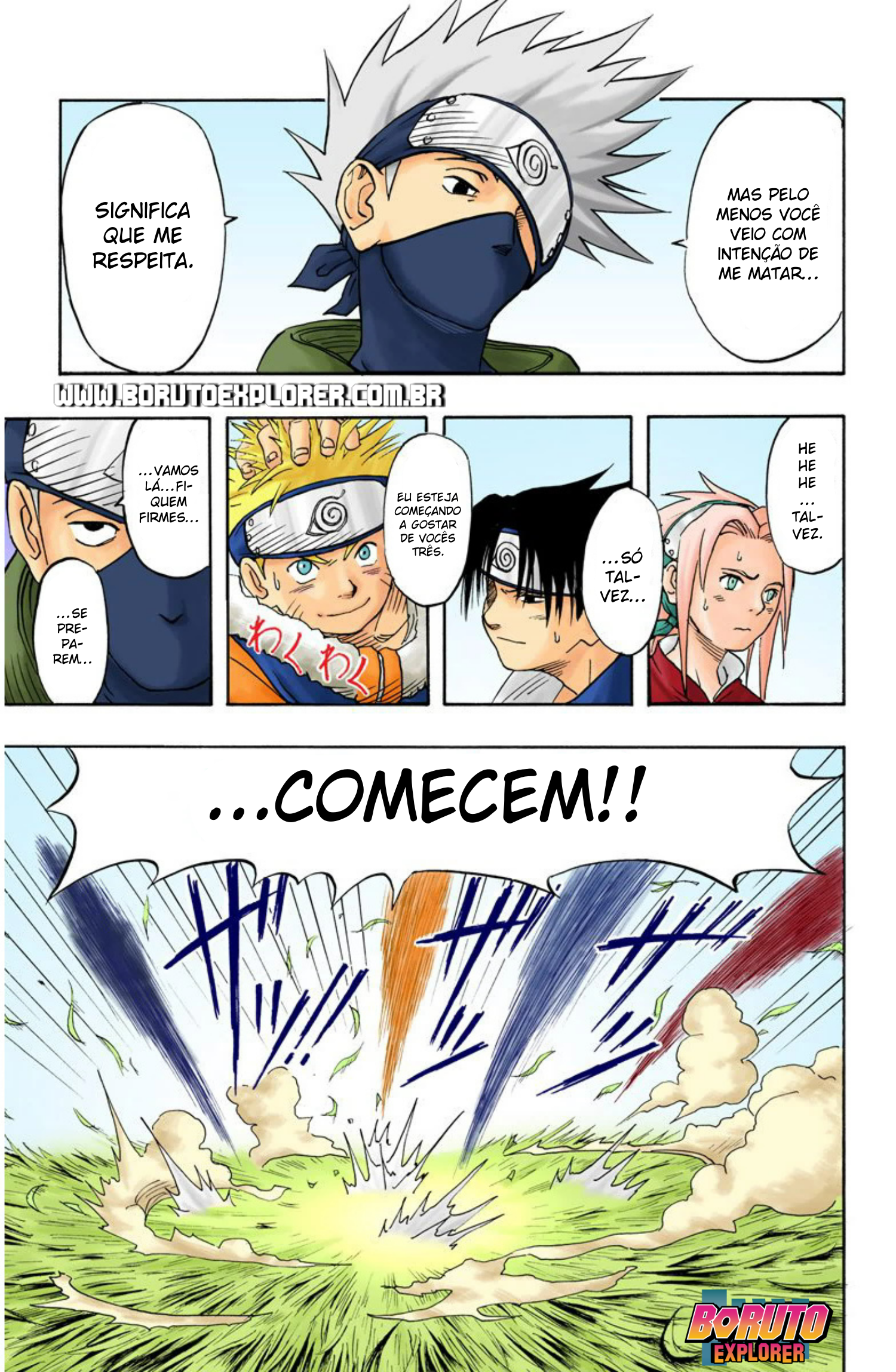 Read Naruto - Versão Colorida Oficial Manga Online