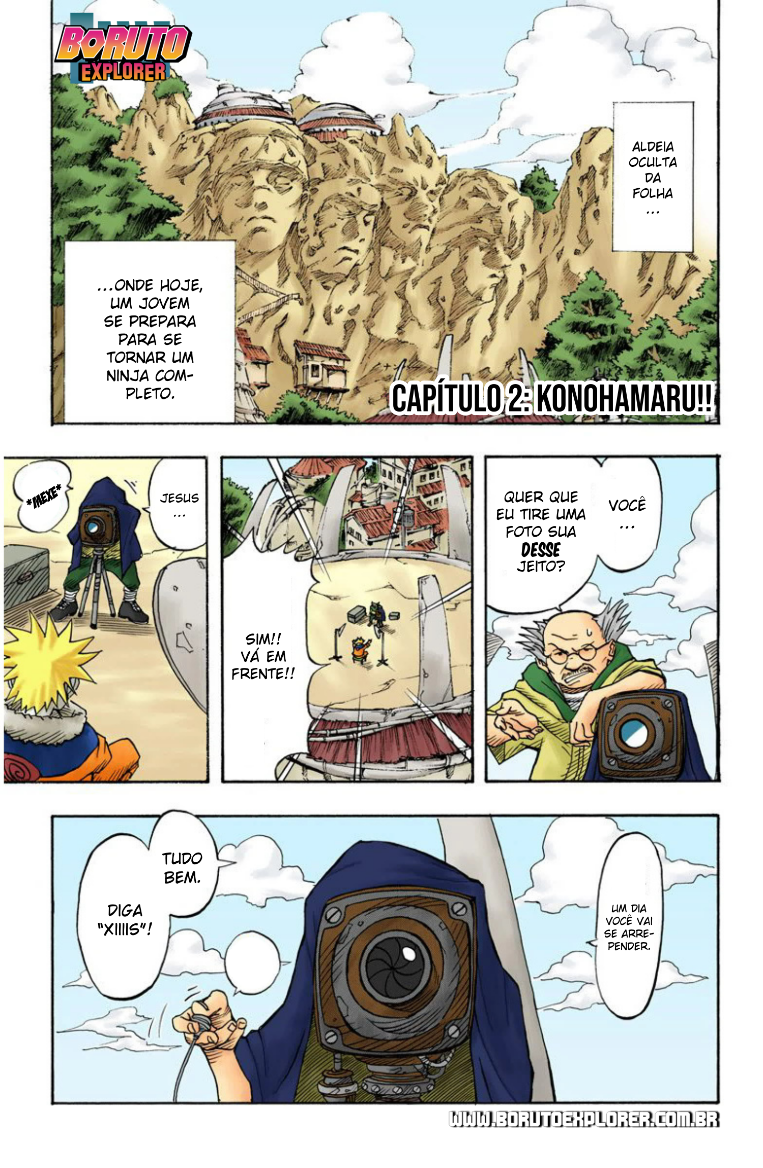 Read Naruto - Versão Colorida Oficial Manga Online