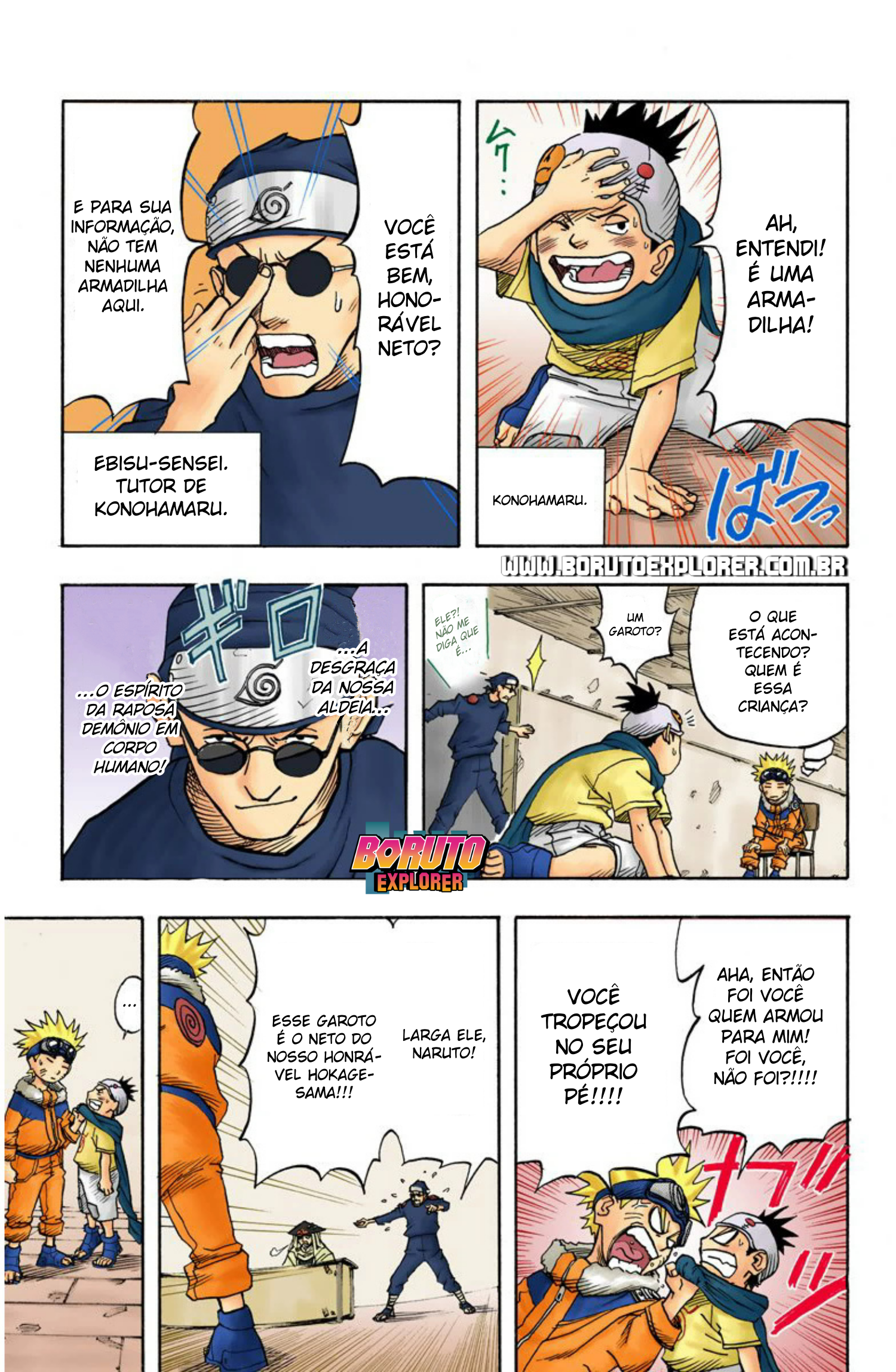 Read Naruto - Versão Colorida Oficial Manga Online