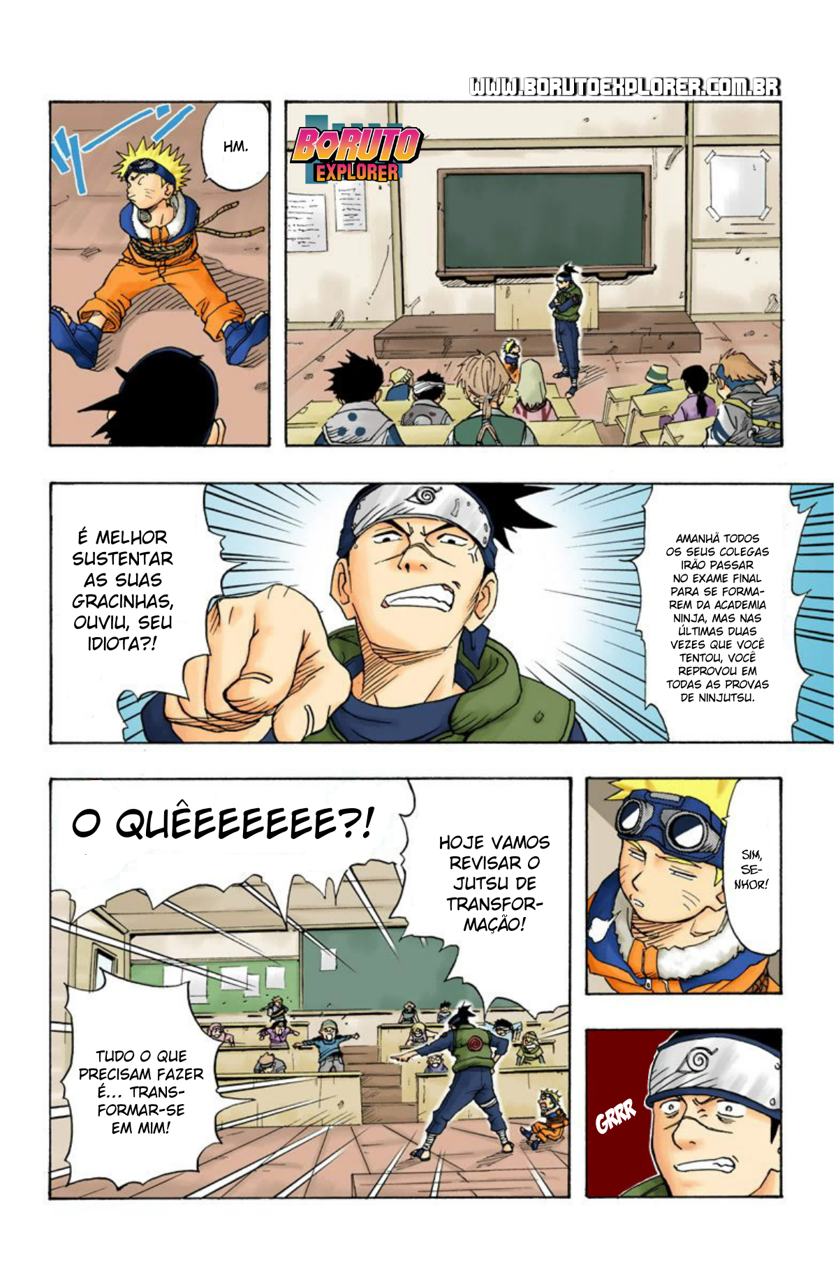 Read Naruto - Versão Colorida Oficial Manga Online