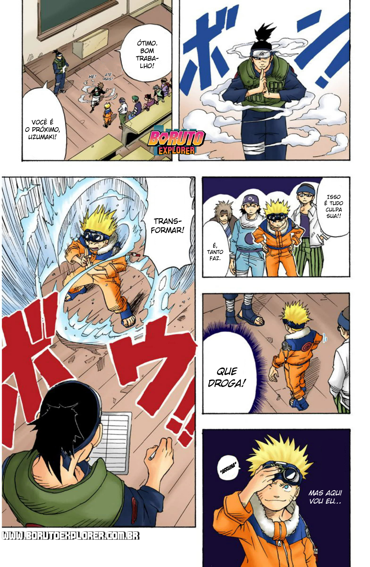 Read Naruto - Versão Colorida Oficial Manga Online