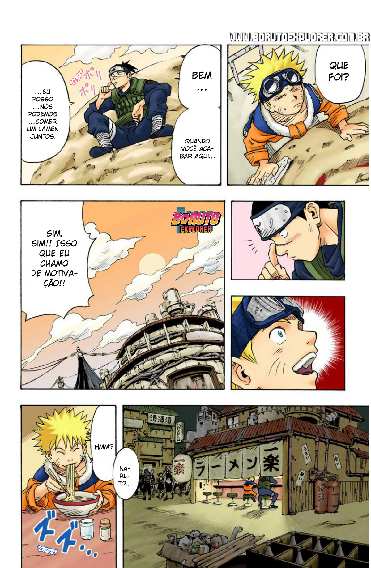 Read Naruto - Versão Colorida Oficial Manga Online