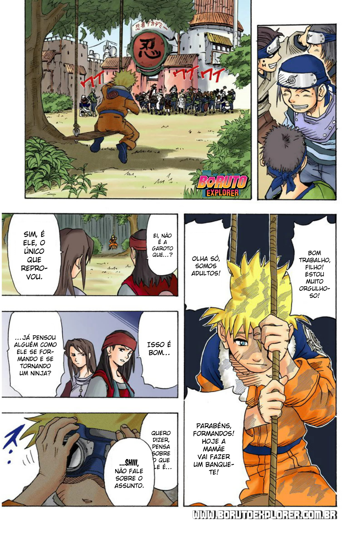 Read Naruto - Versão Colorida Oficial Manga Online
