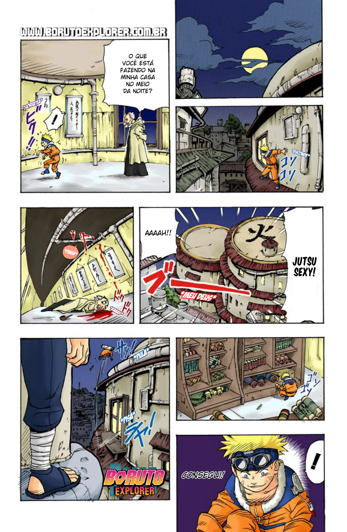 Read Naruto - Versão Colorida Oficial Manga Online