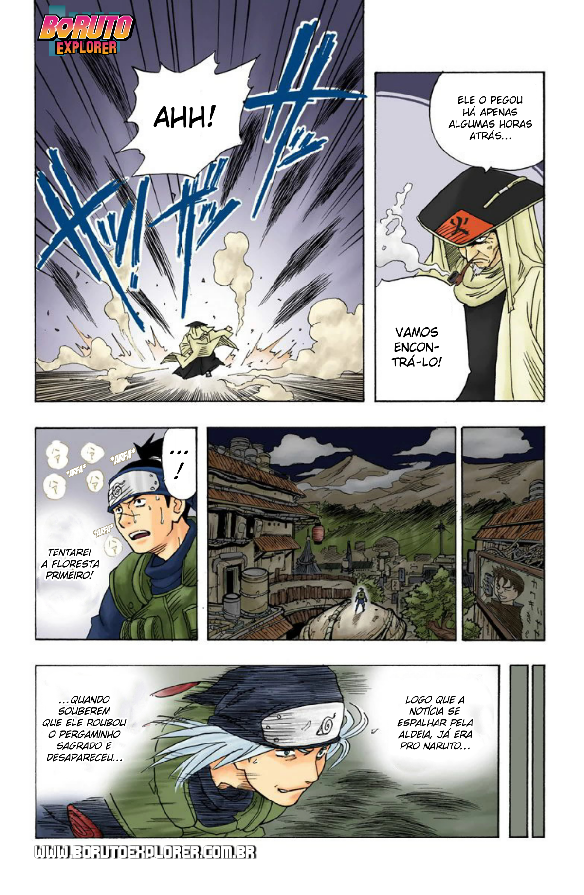 Read Naruto - Versão Colorida Oficial Manga Online