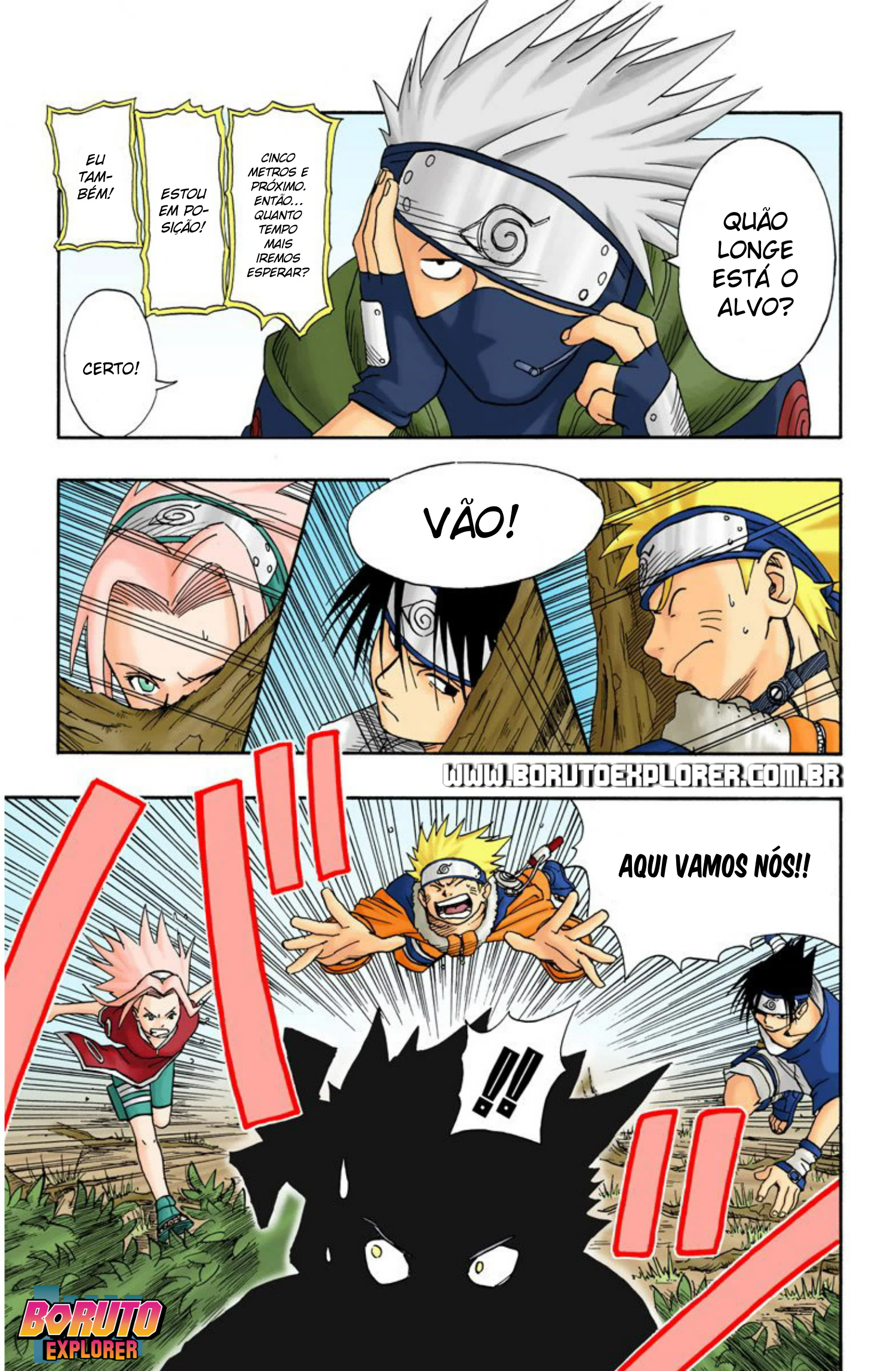 Read Naruto - Versão Colorida Oficial Manga Online