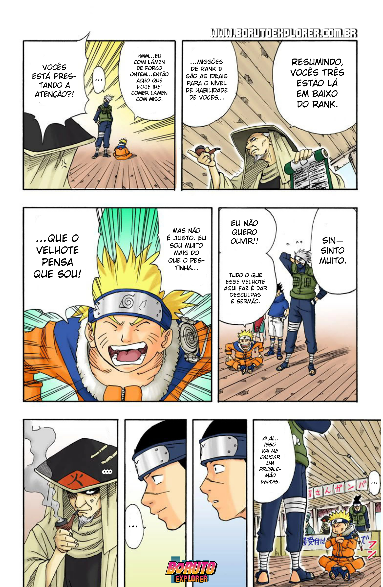 Read Naruto - Versão Colorida Oficial Manga Online