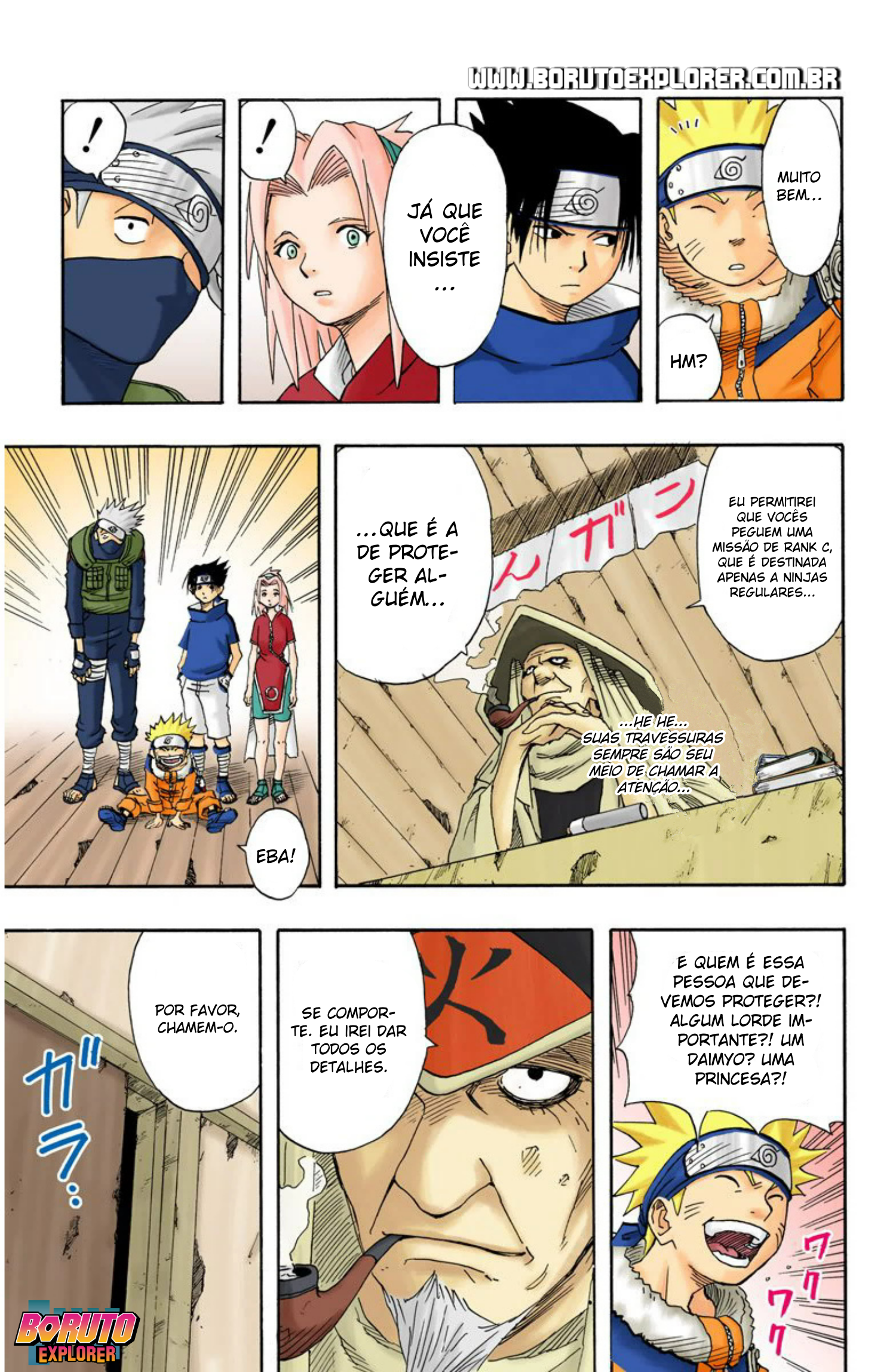 Read Naruto - Versão Colorida Oficial Manga Online