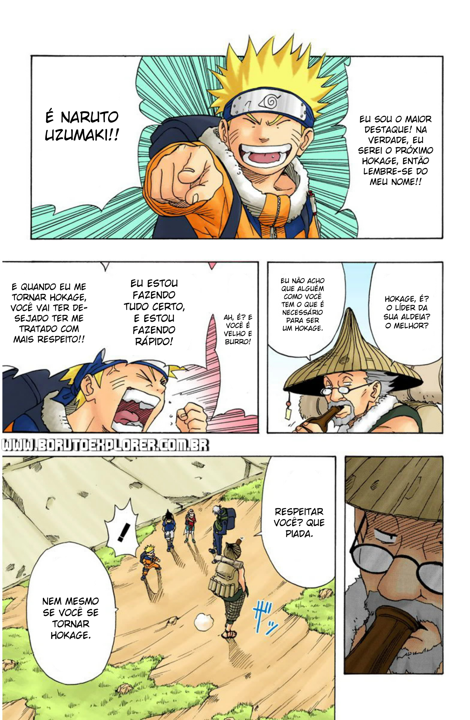 Read Naruto - Versão Colorida Oficial Manga Online