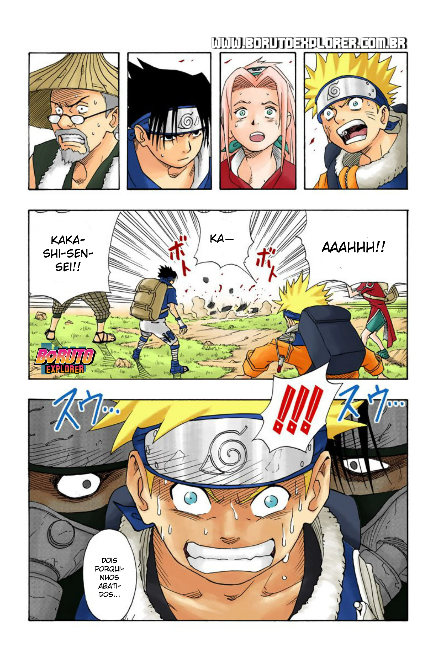 Read Naruto - Versão Colorida Oficial Manga Online