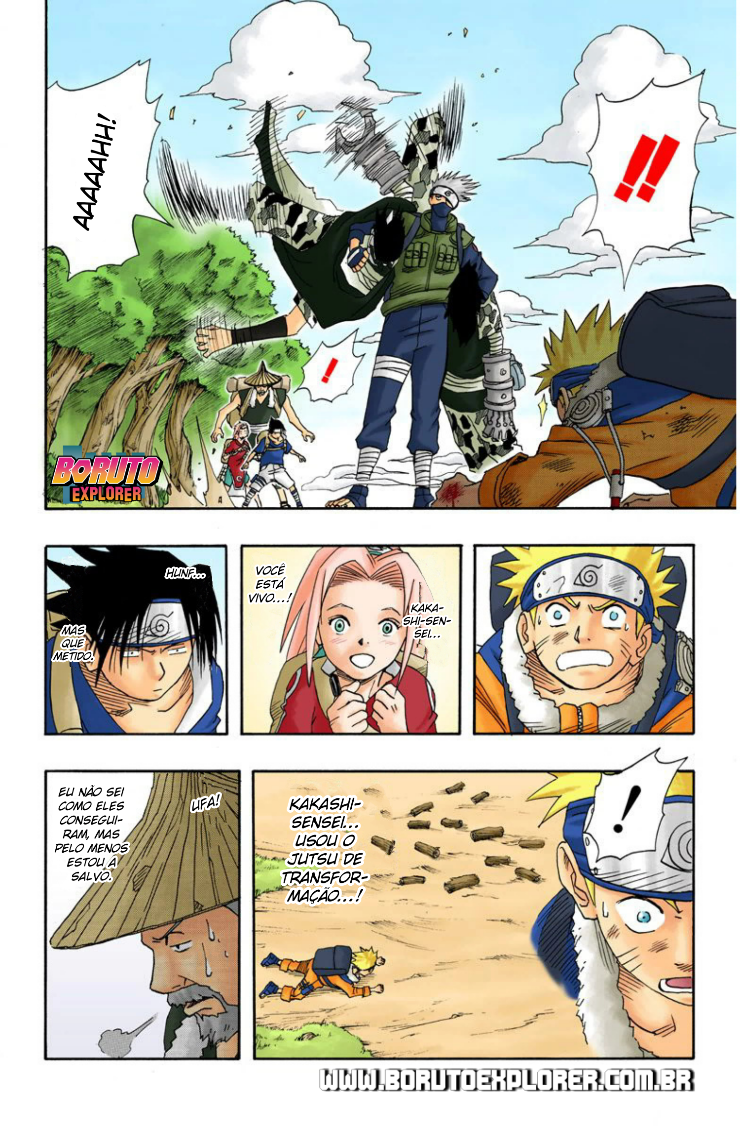 Read Naruto - Versão Colorida Oficial Manga Online