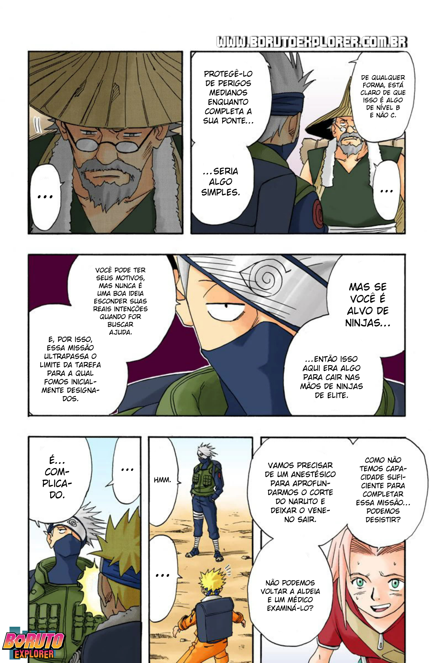 Read Naruto - Versão Colorida Oficial Manga Online