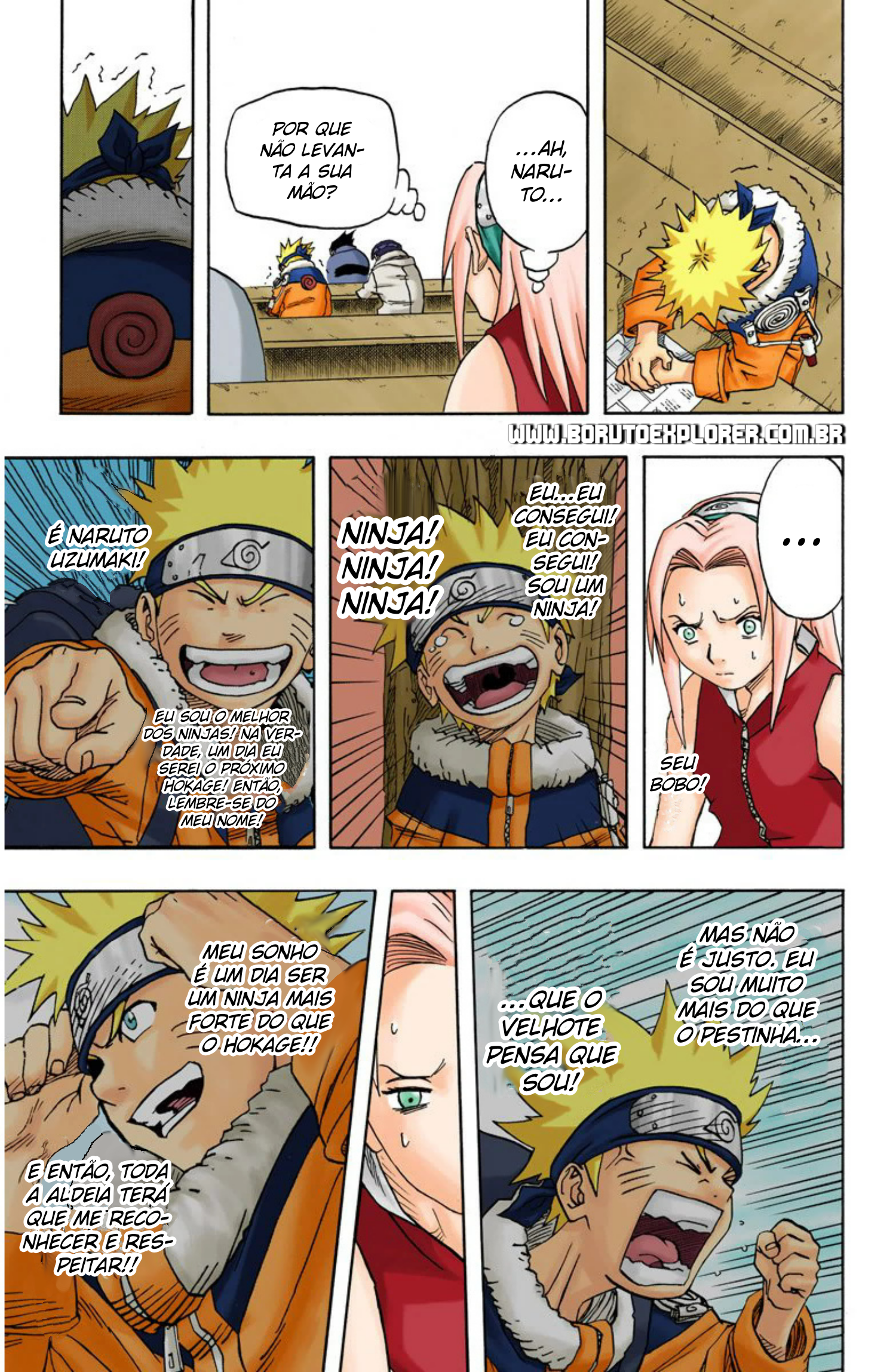 Read Naruto - Versão Colorida Oficial Manga Online