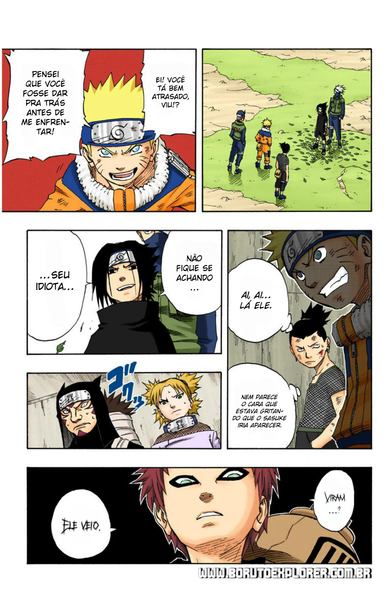 Read Naruto - Versão Colorida Oficial Manga Online