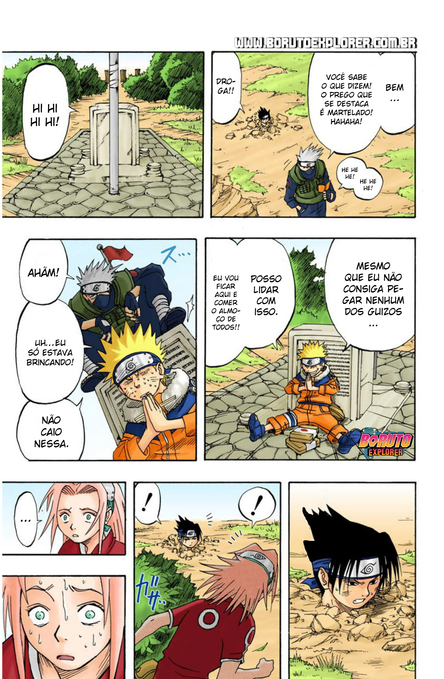 Read Naruto - Versão Colorida Oficial Manga Online