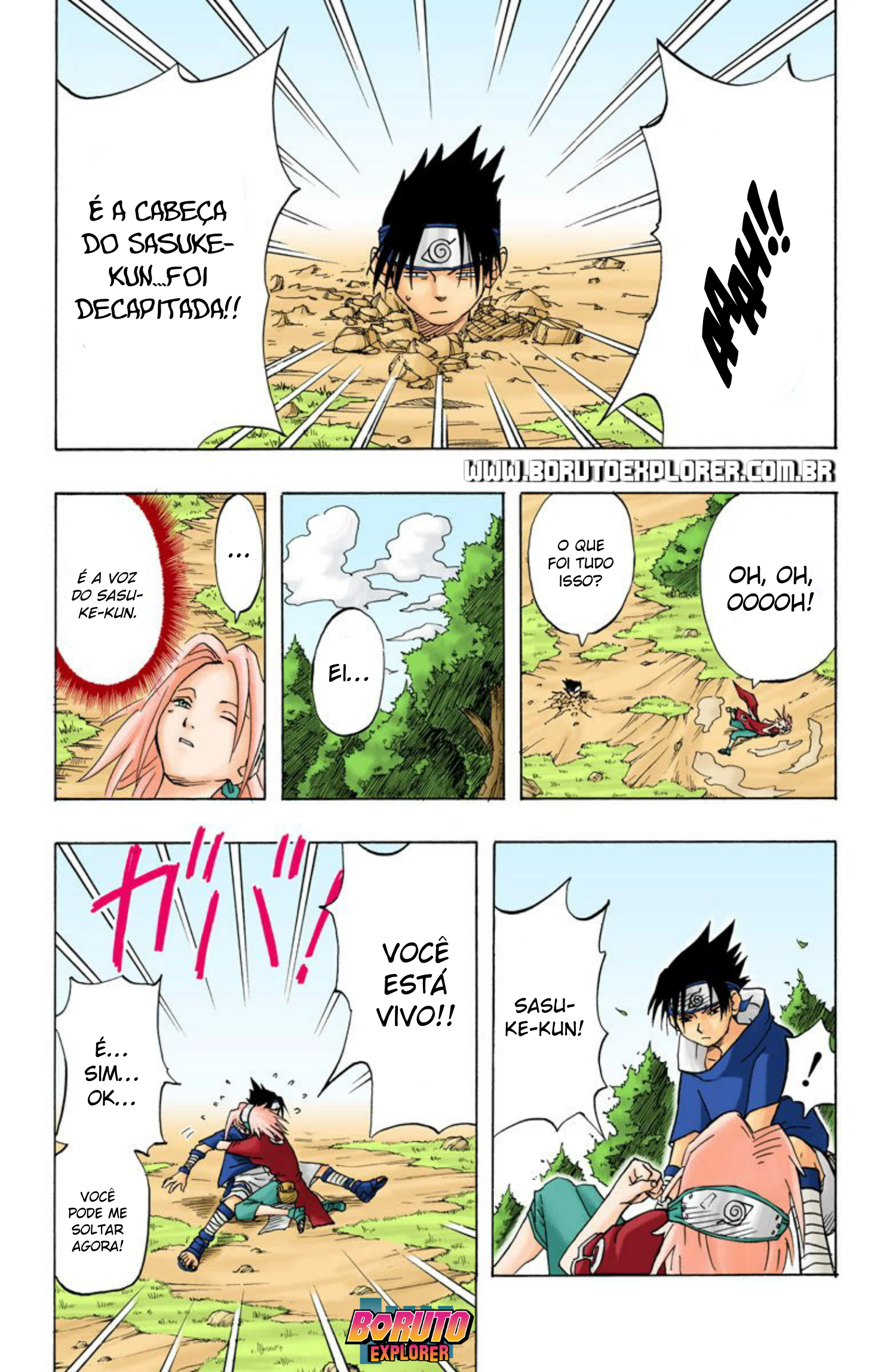 Read Naruto - Versão Colorida Oficial Manga Online