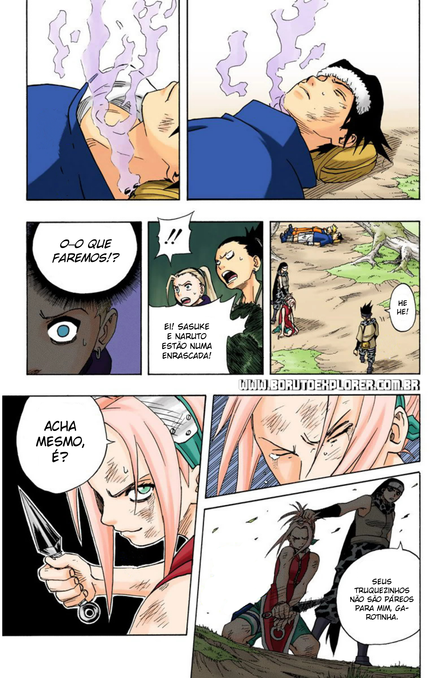 Read Naruto - Versão Colorida Oficial Manga Online
