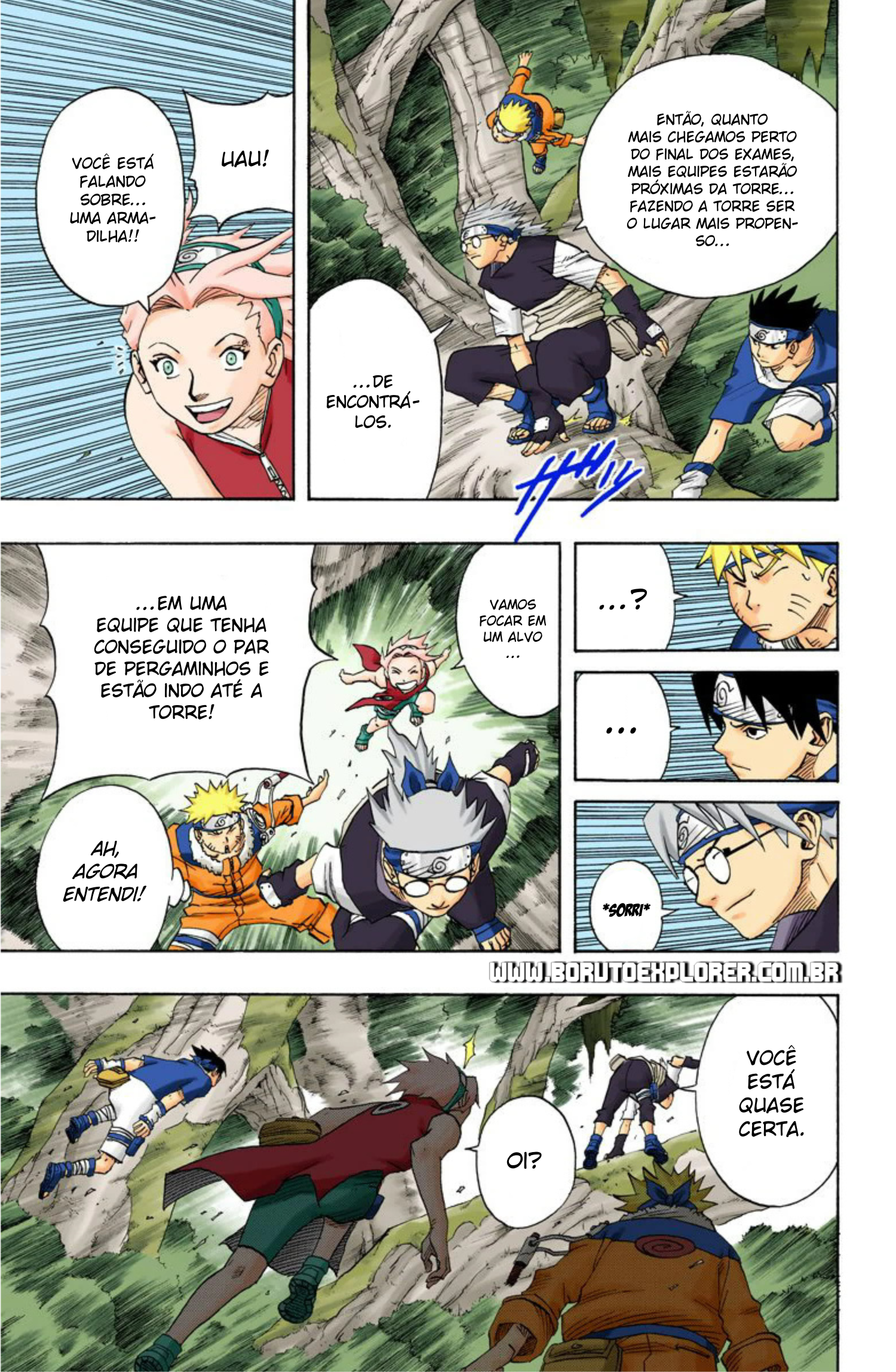 Read Naruto - Versão Colorida Oficial Manga Online