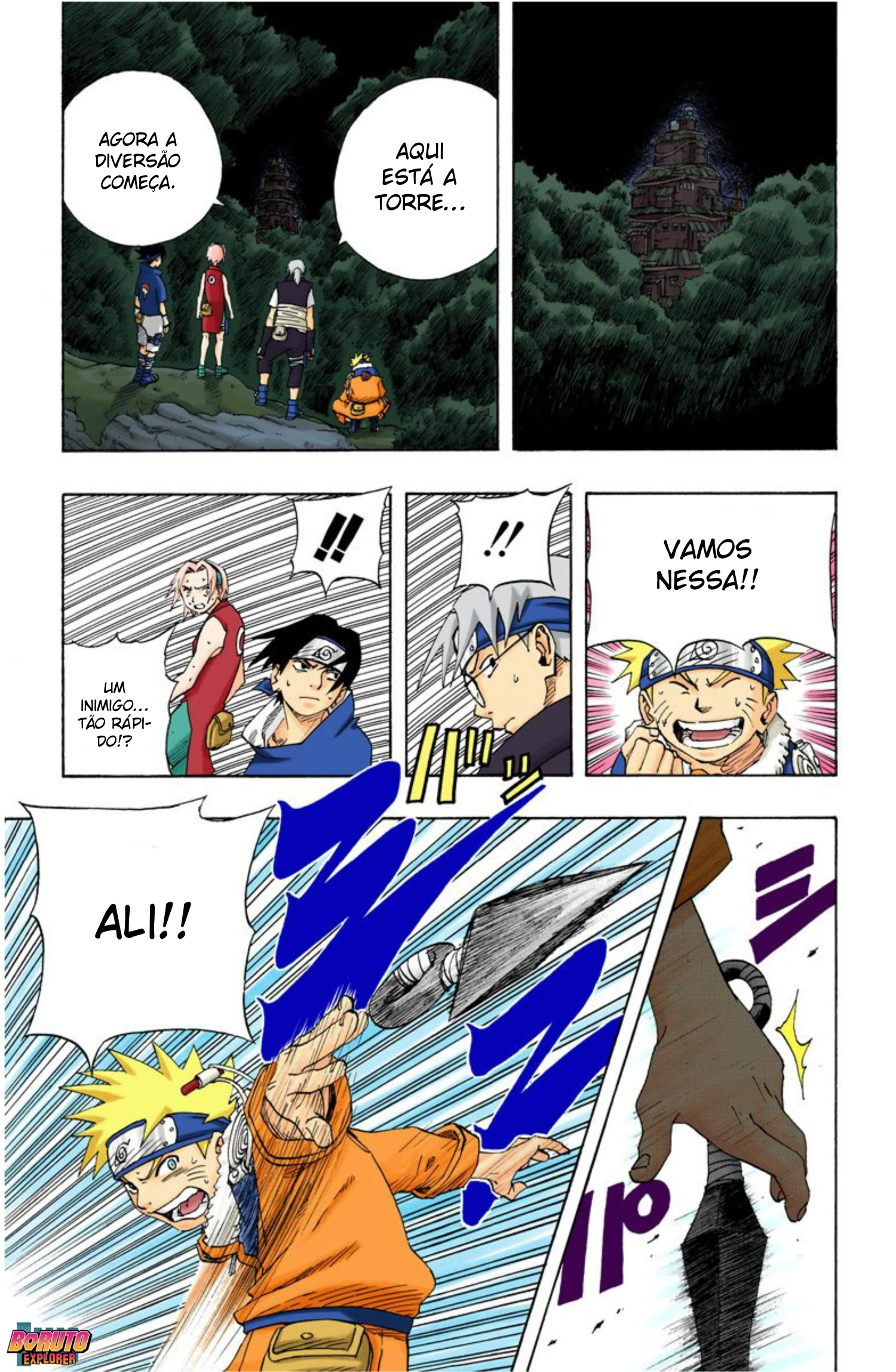 Read Naruto - Versão Colorida Oficial Manga Online