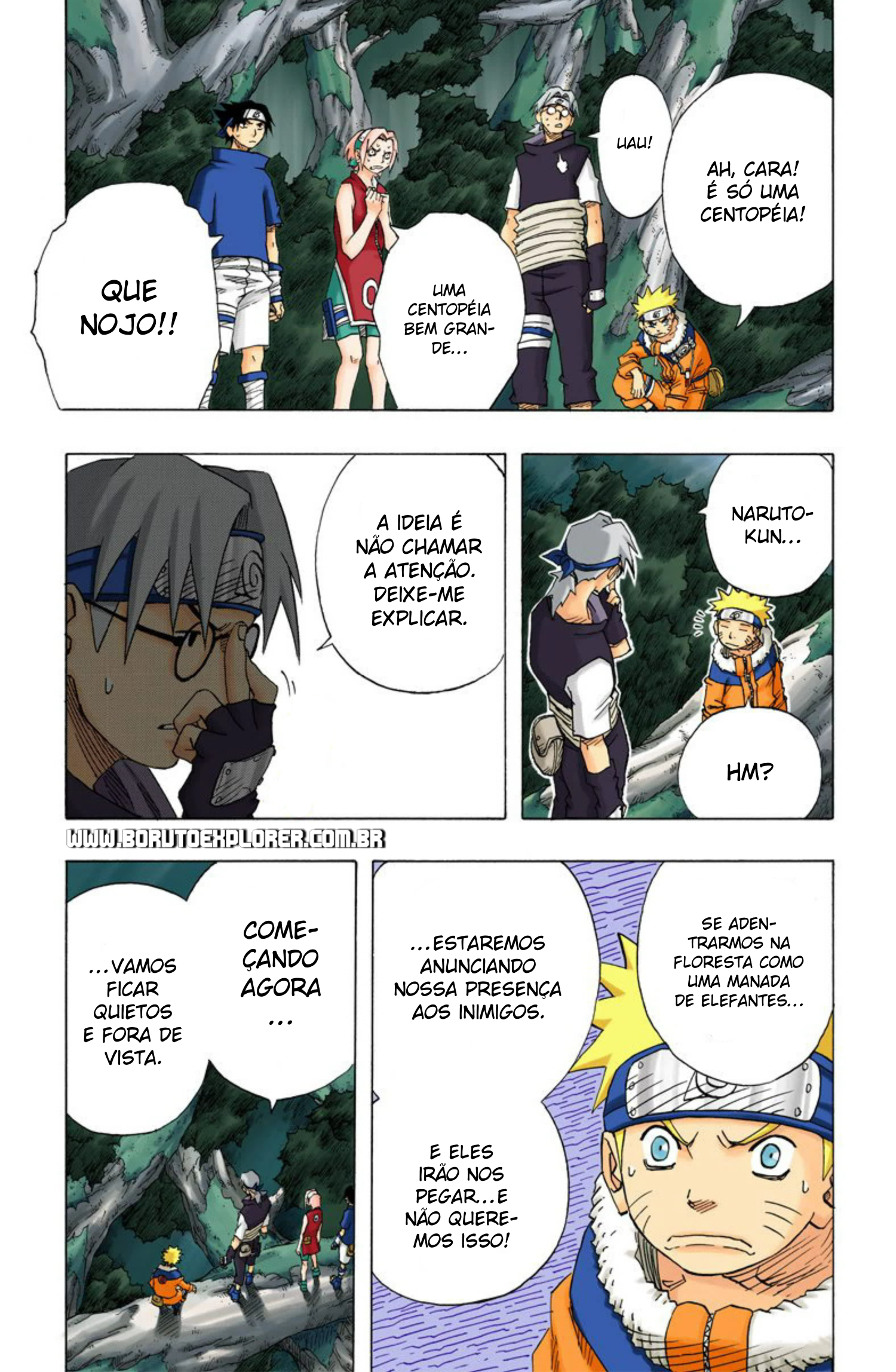 Read Naruto - Versão Colorida Oficial Manga Online