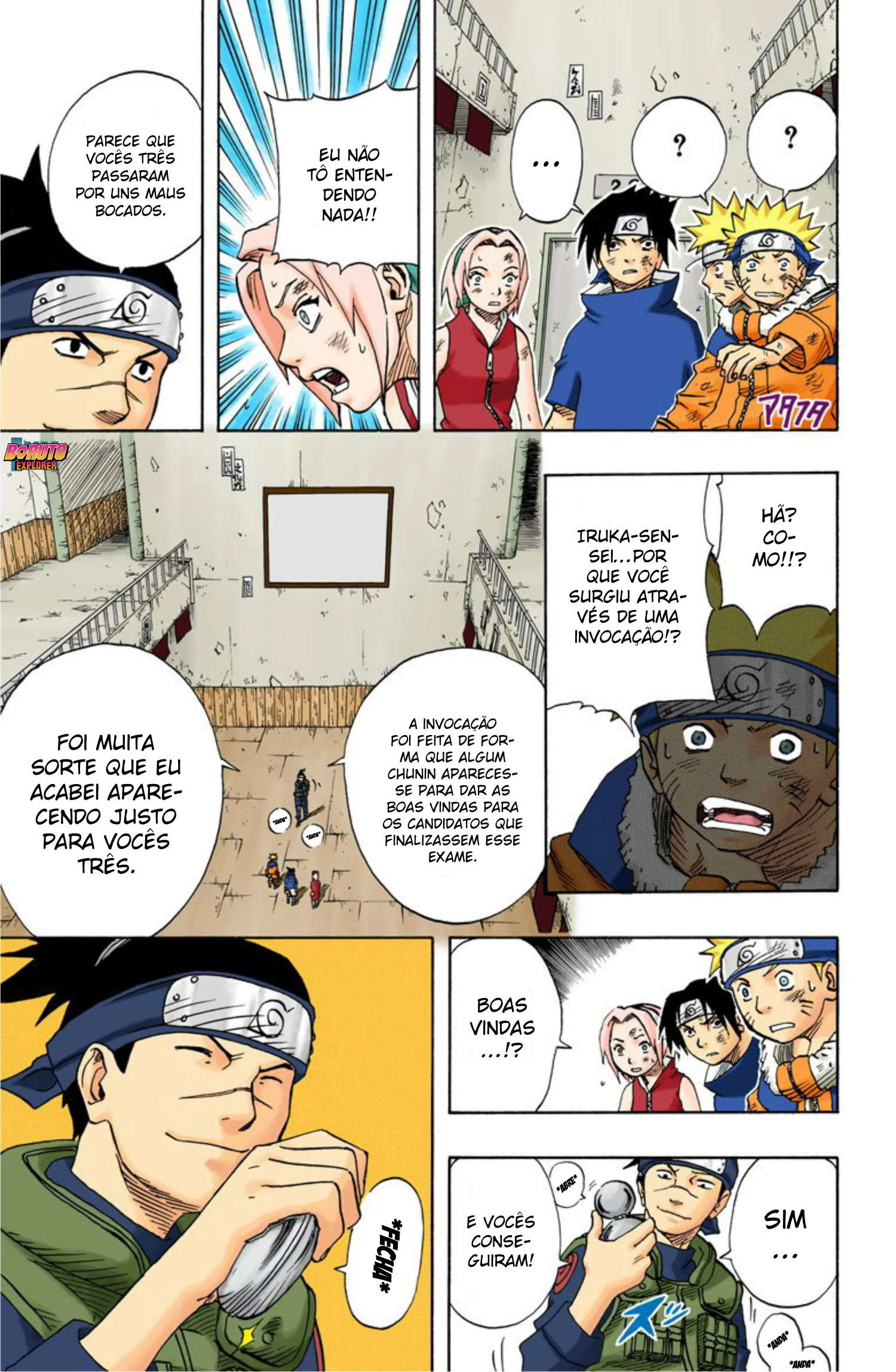 Read Naruto - Versão Colorida Oficial Manga Online