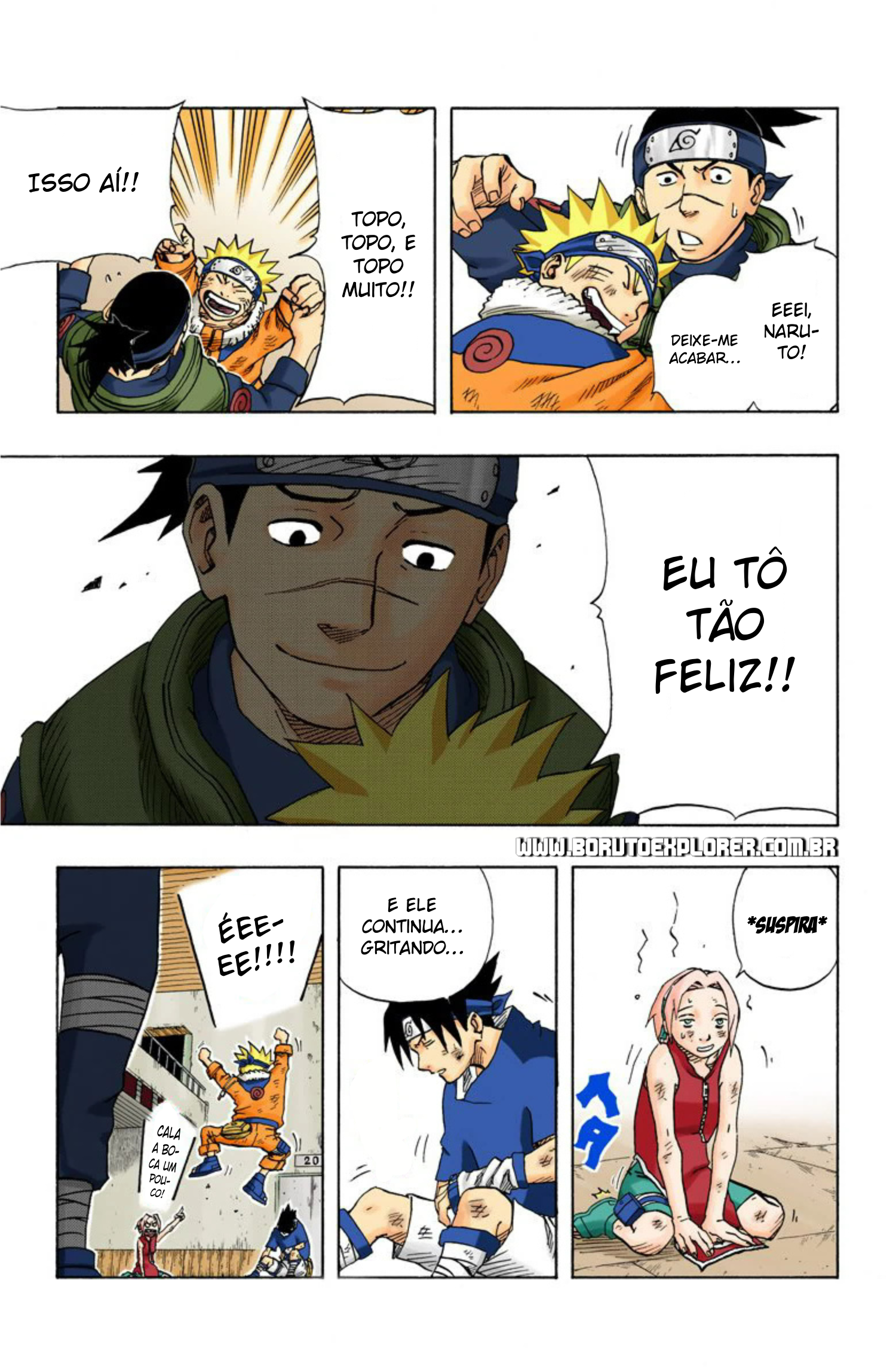 Read Naruto - Versão Colorida Oficial Manga Online