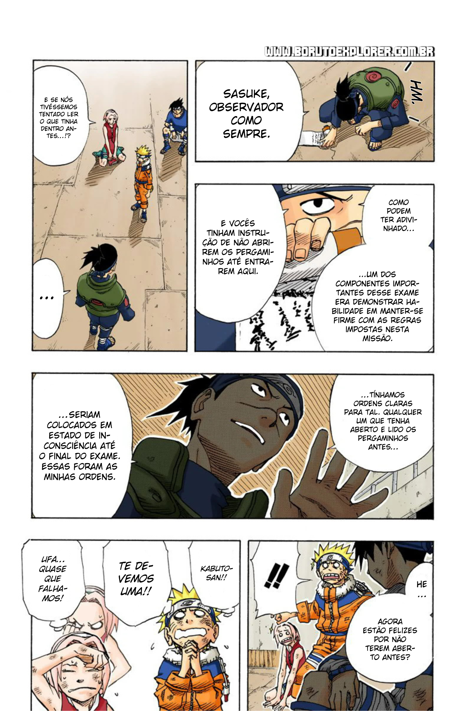 Read Naruto - Versão Colorida Oficial Manga Online