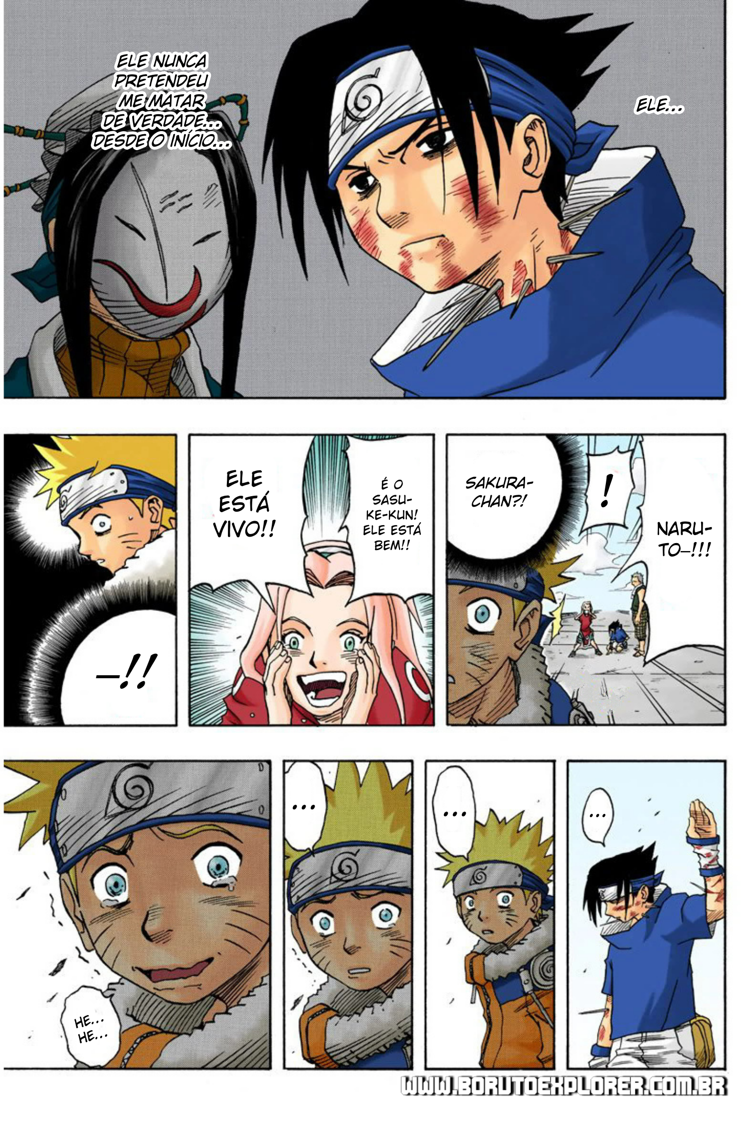Read Naruto - Versão Colorida Oficial Manga Online