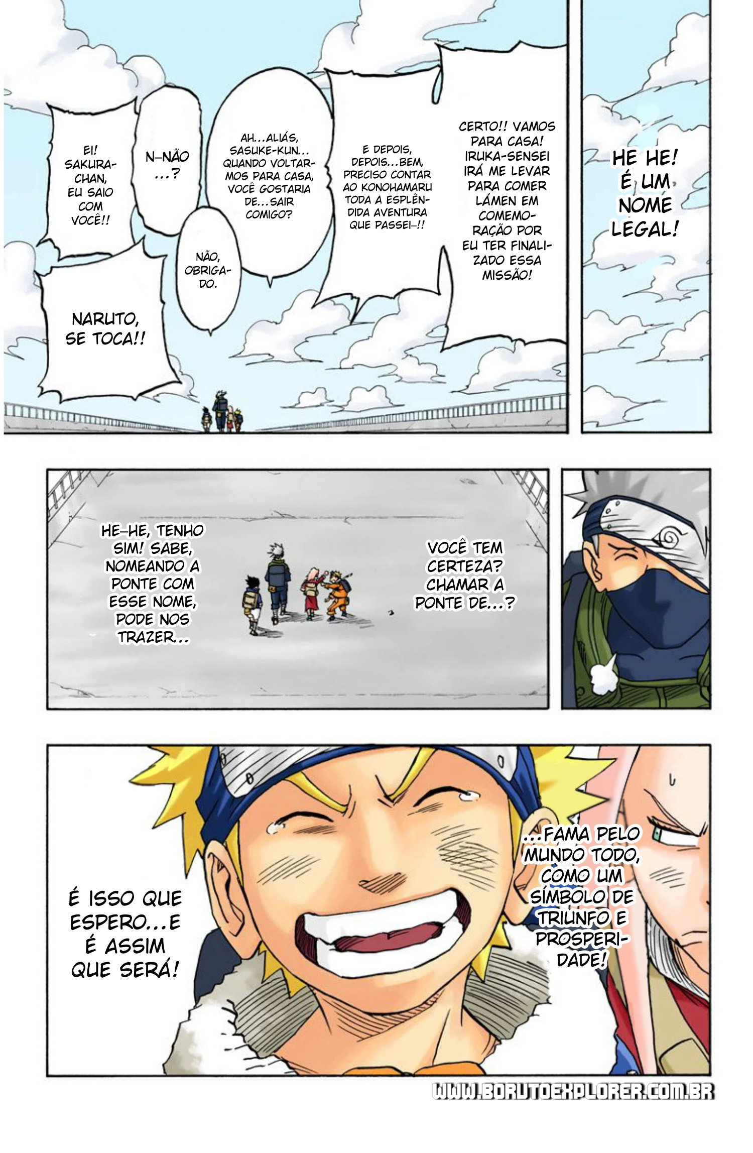 Read Naruto - Versão Colorida Oficial Manga Online
