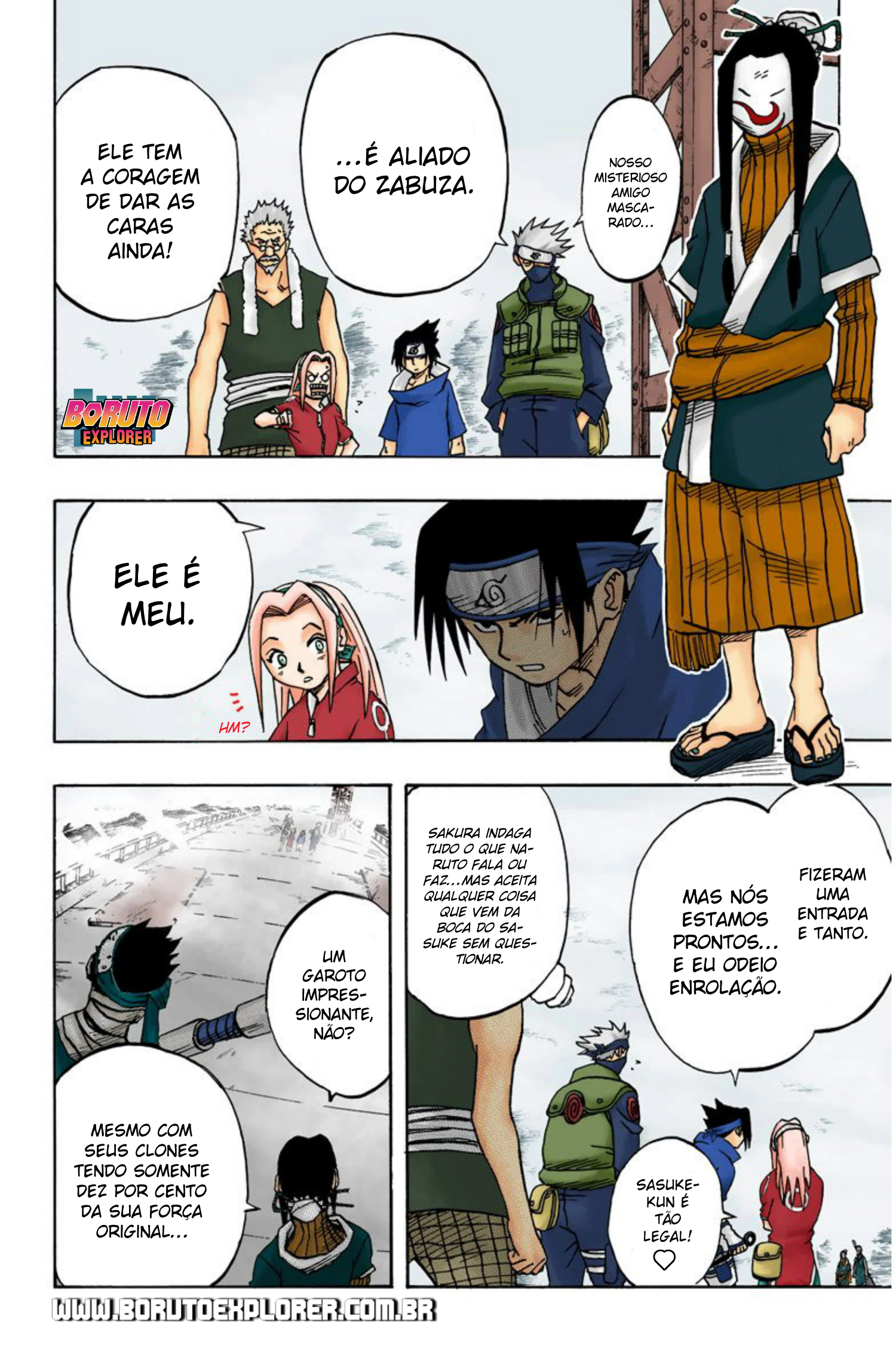 Read Naruto - Versão Colorida Oficial Manga Online