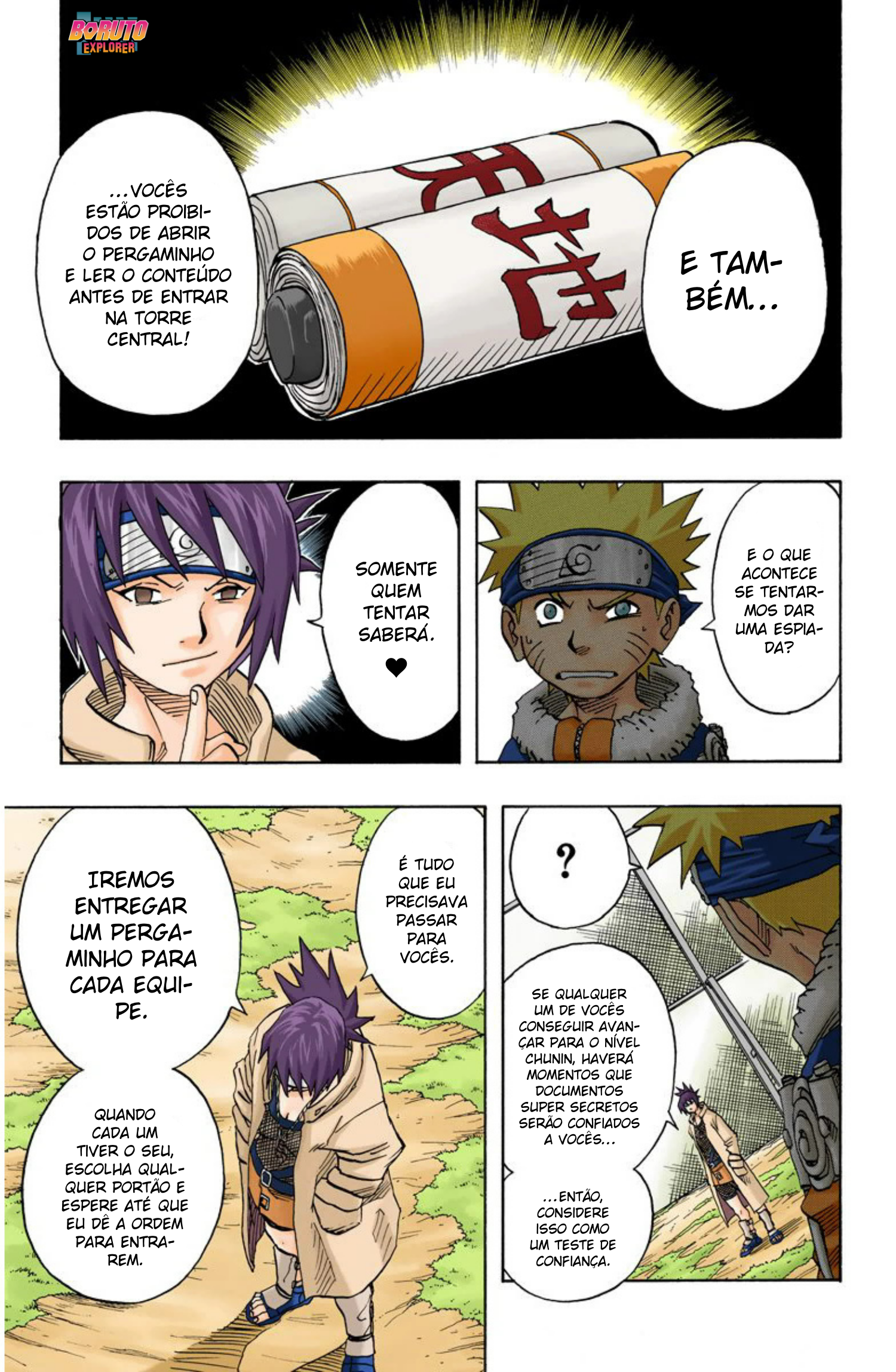 Read Naruto - Versão Colorida Oficial Manga Online