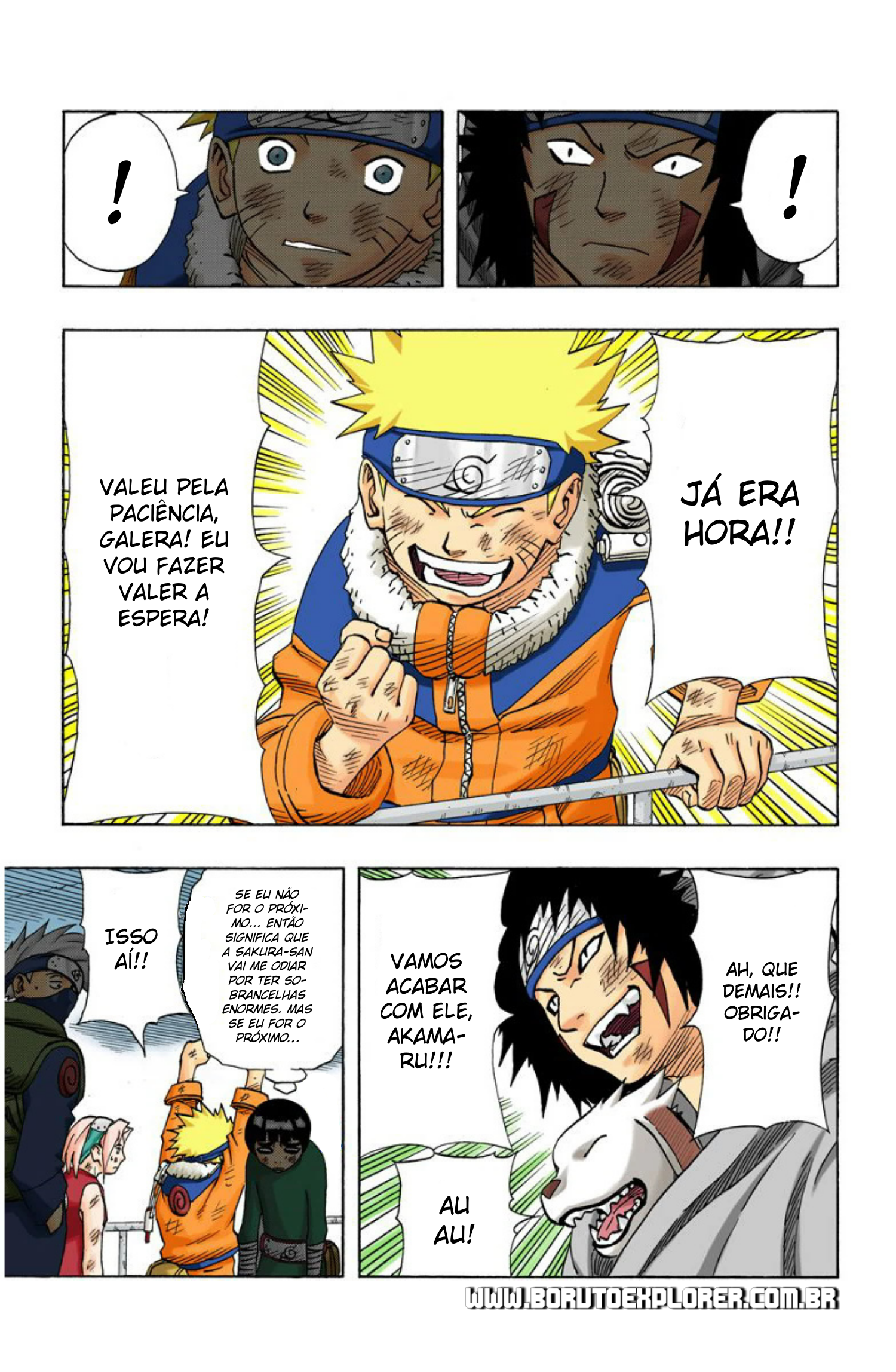 Read Naruto - Versão Colorida Oficial Manga Online