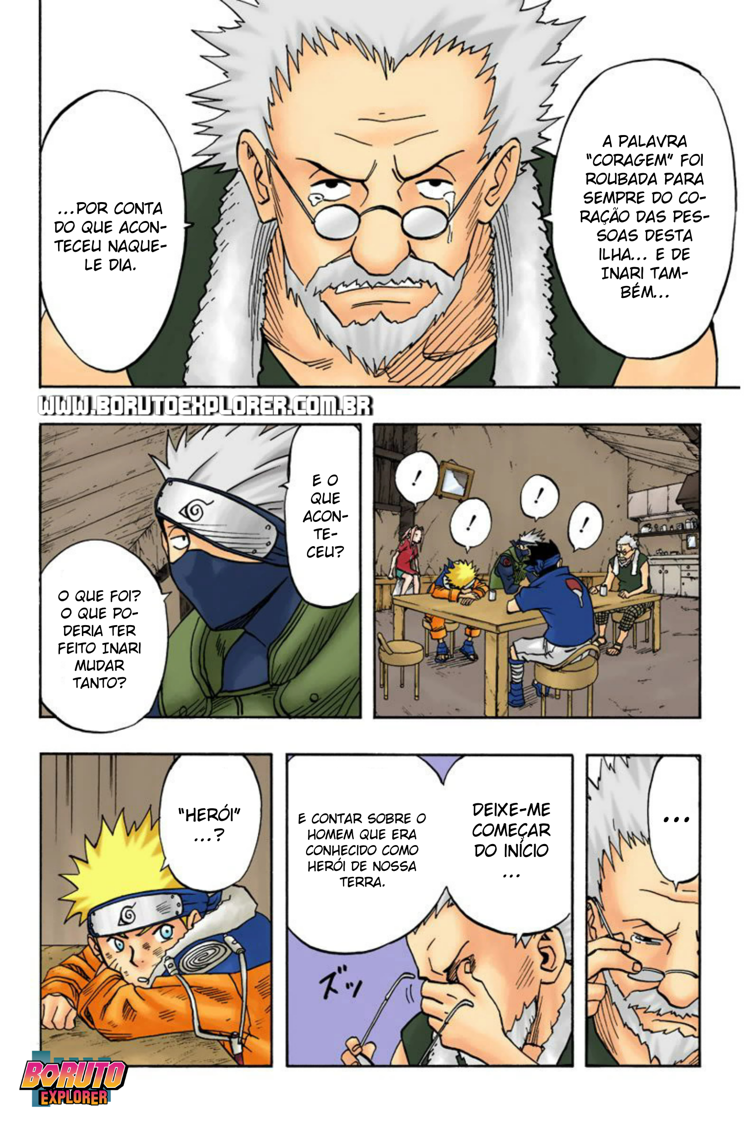 Read Naruto - Versão Colorida Oficial Manga Online