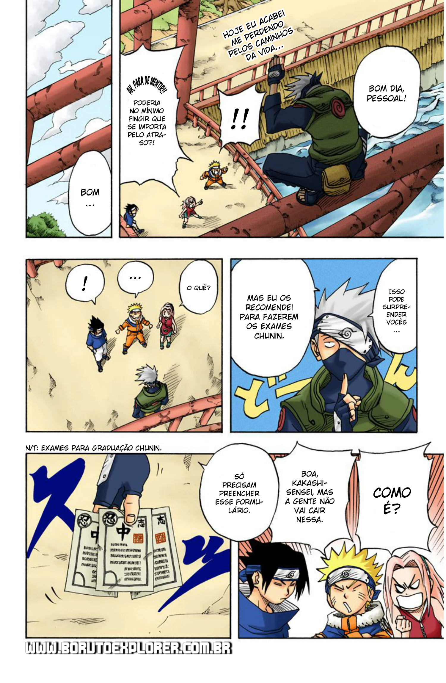 Read Naruto - Versão Colorida Oficial Manga Online