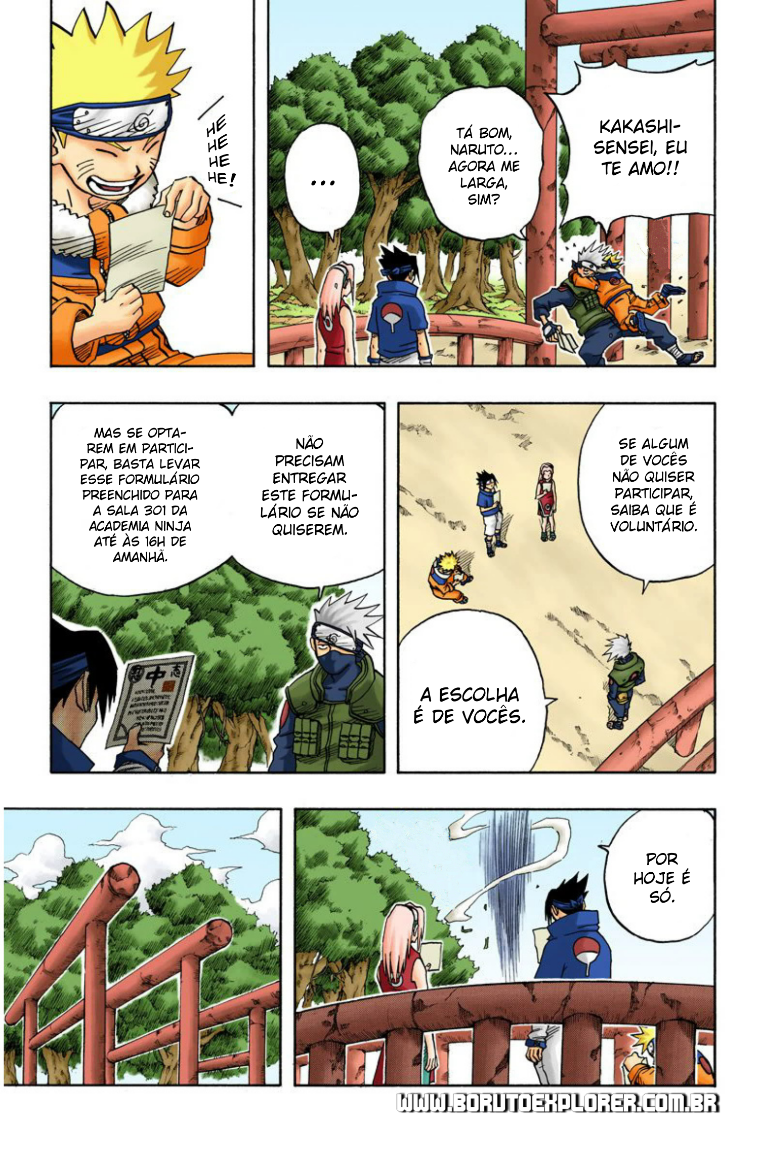 Read Naruto - Versão Colorida Oficial Manga Online