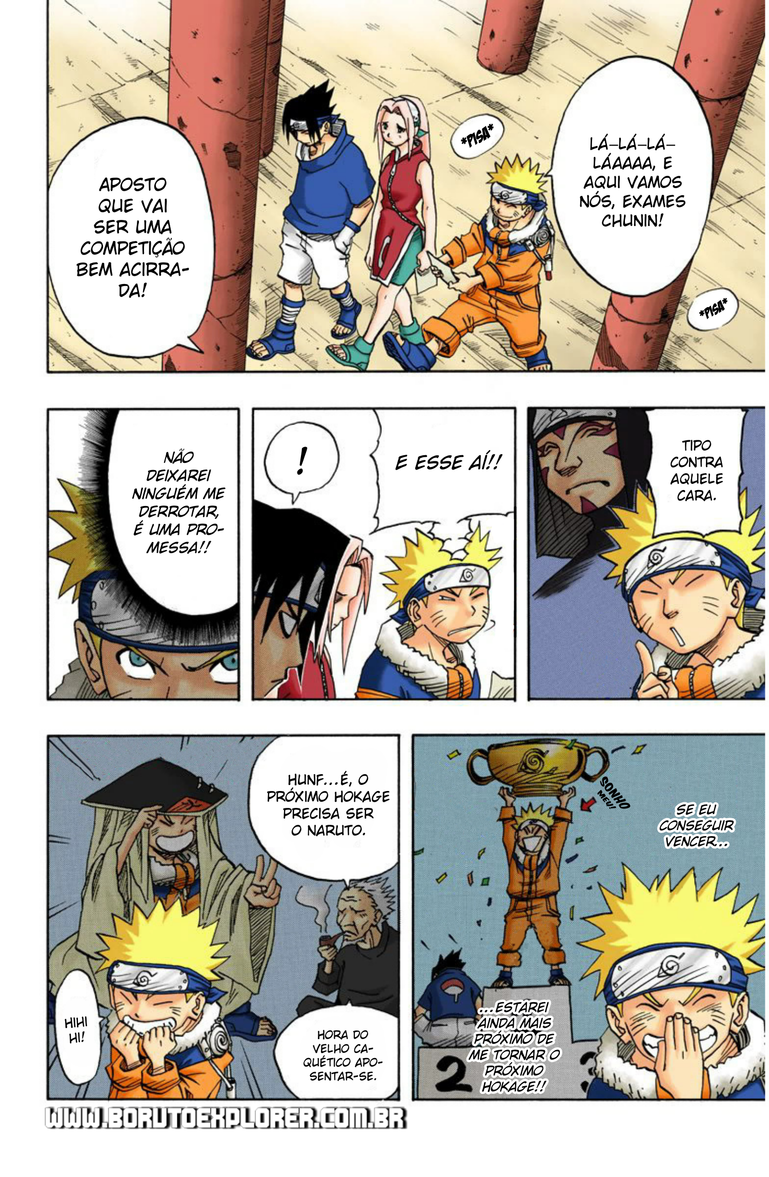 Read Naruto - Versão Colorida Oficial Manga Online