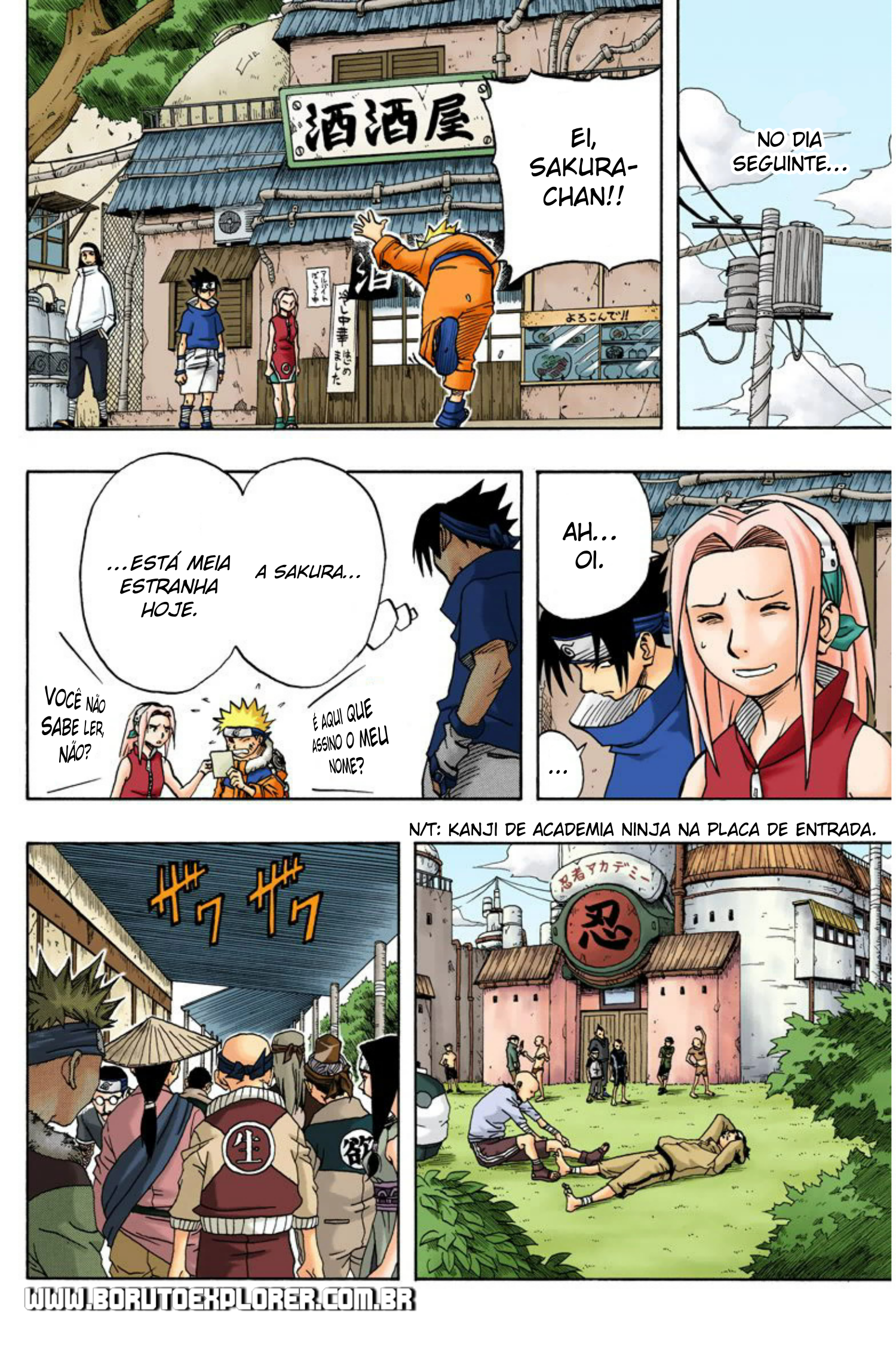 Read Naruto - Versão Colorida Oficial Manga Online