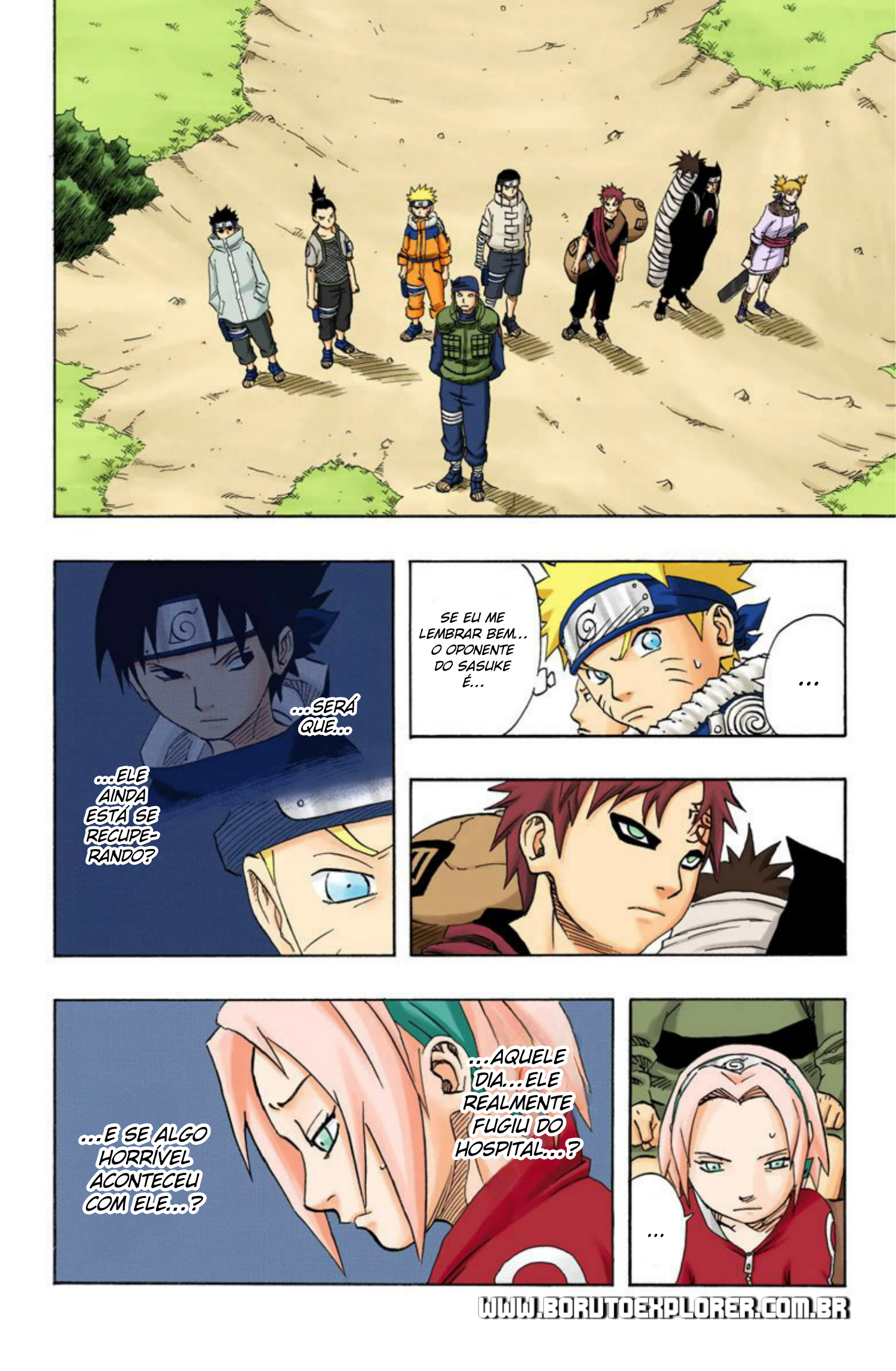 Read Naruto - Versão Colorida Oficial Manga Online