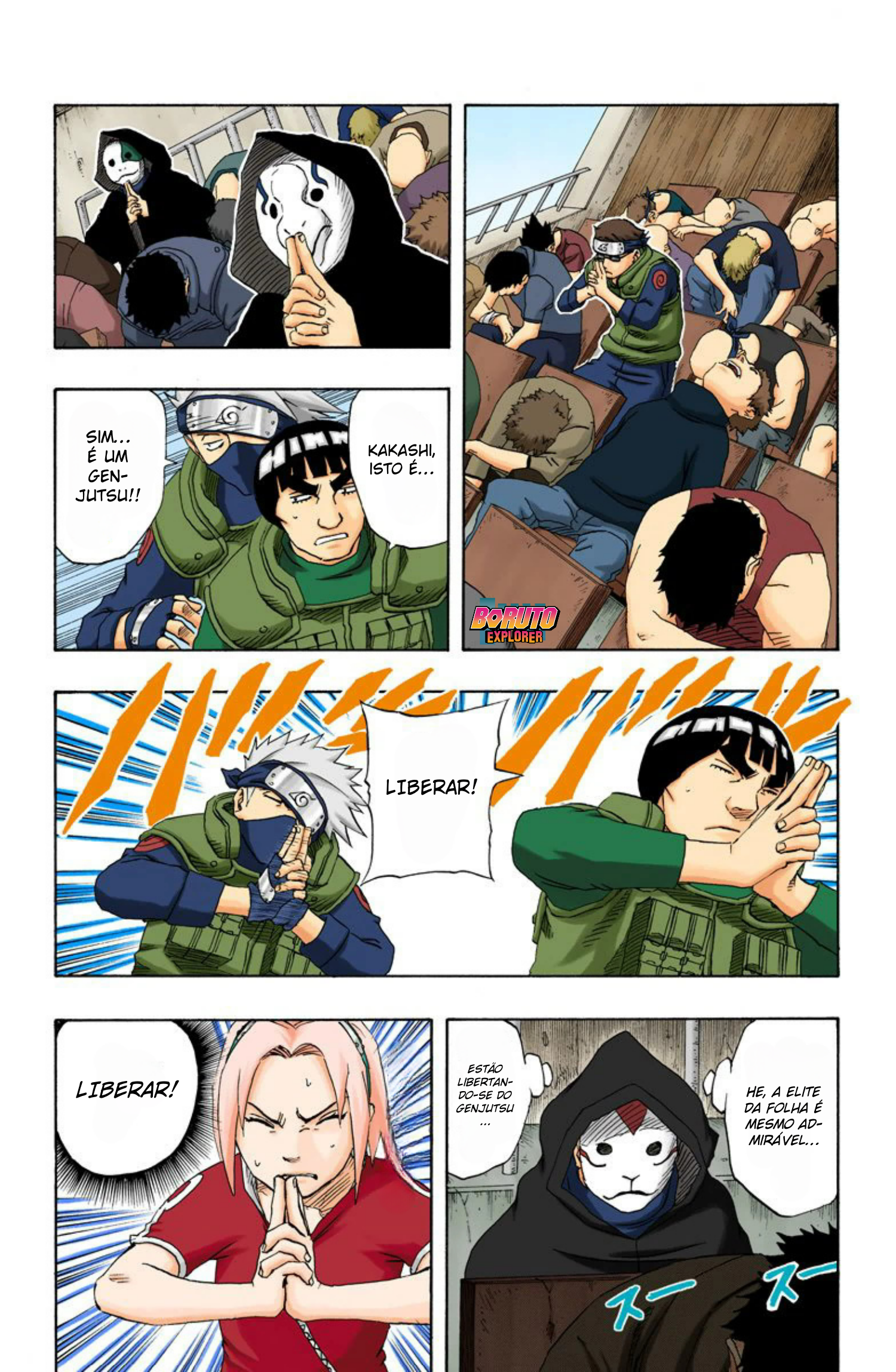 Read Naruto - Versão Colorida Oficial Manga Online